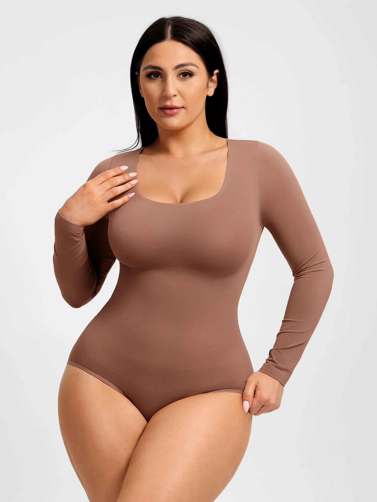 Buttery Seamless Tummy Control Classic Bodysuit - Image 21
