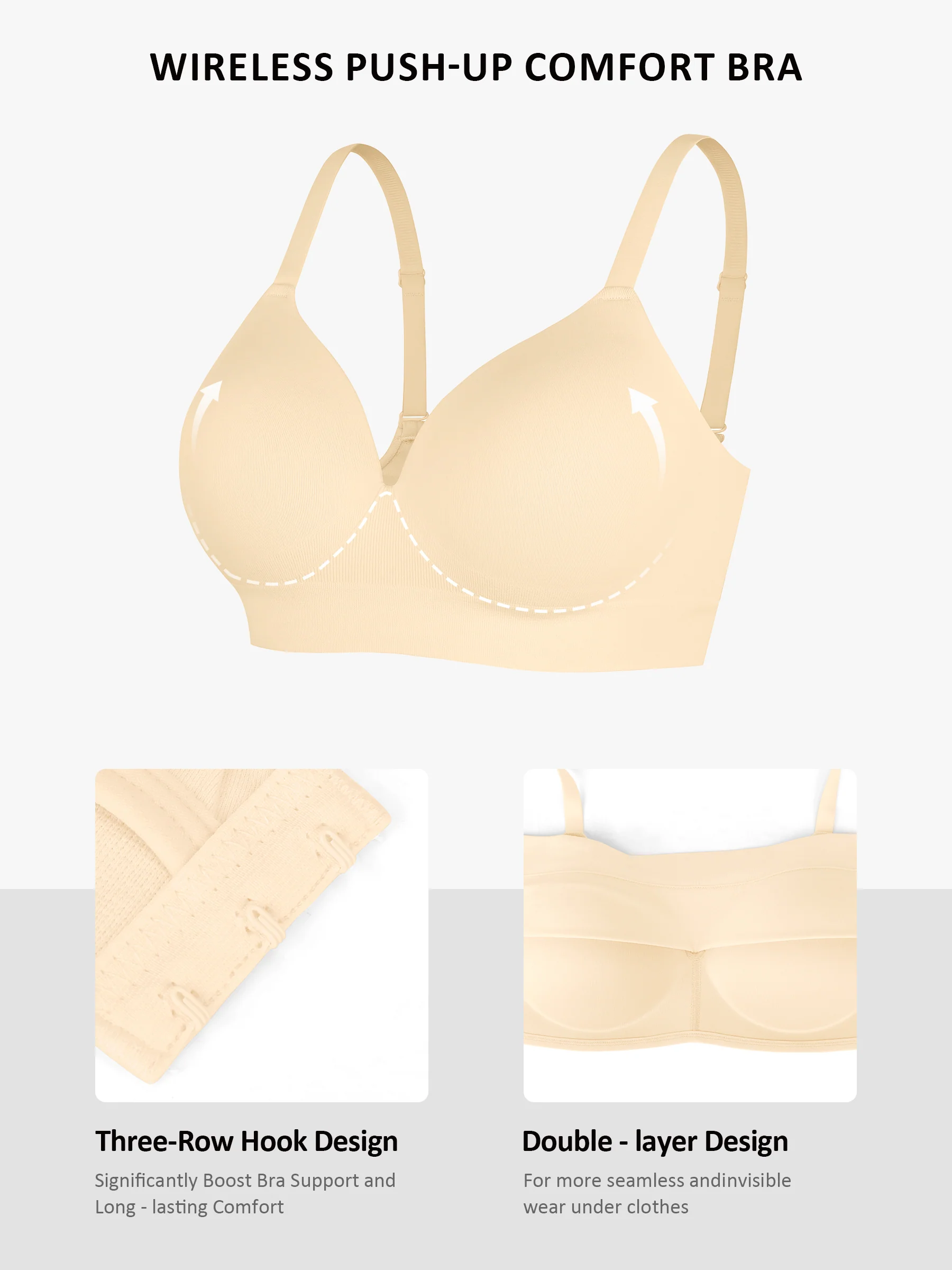 Push-Up Seamless Bra + Smooth Seamless Bra - Image 31