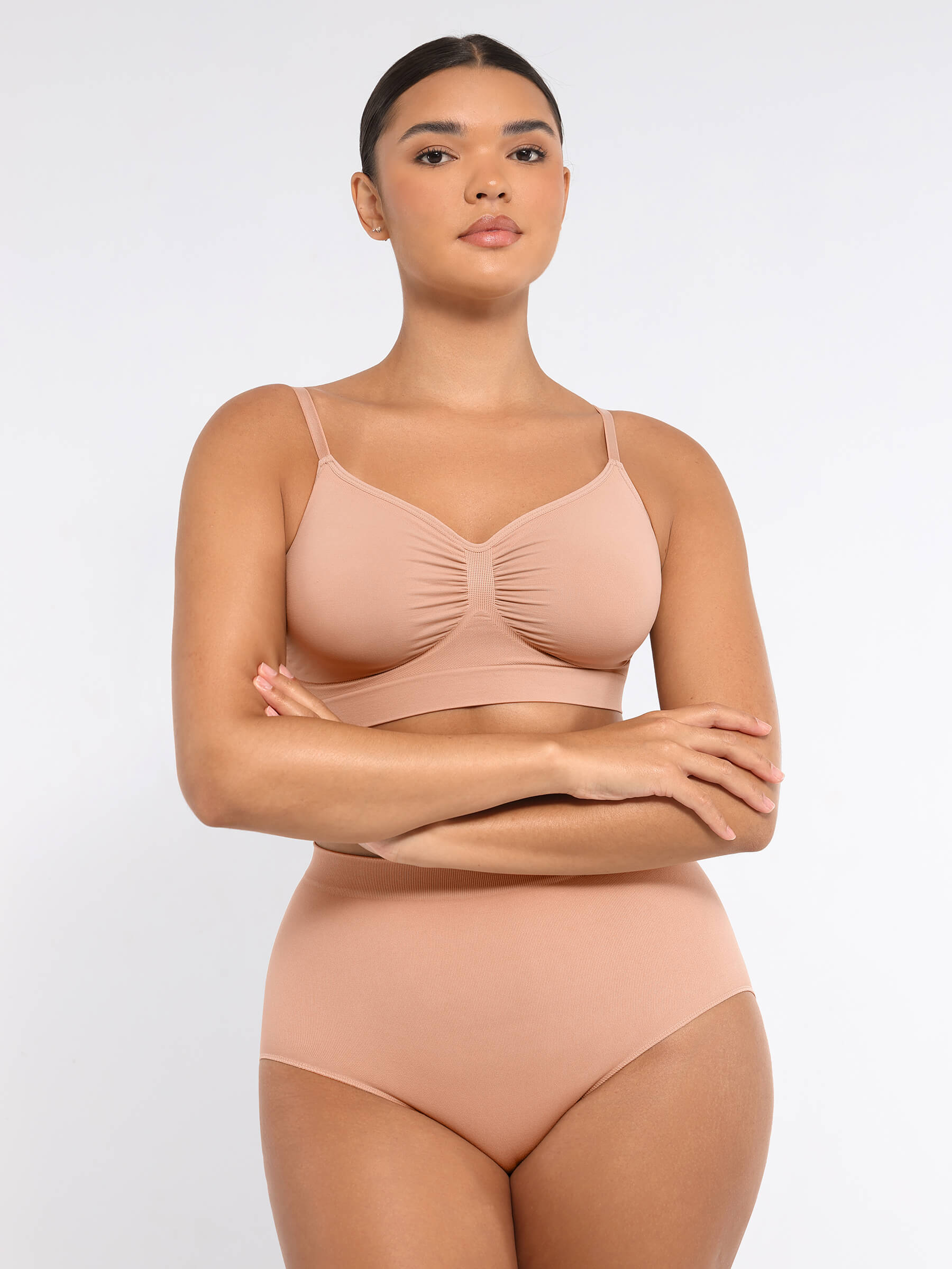 3-Pack Seamless Smooth Wireless Bra Bundle - Image 57