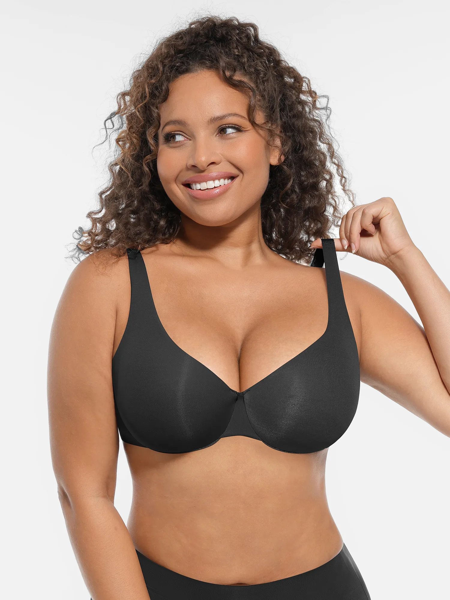 Adjustable Deep V-Neck Underwire Bra - Image 19