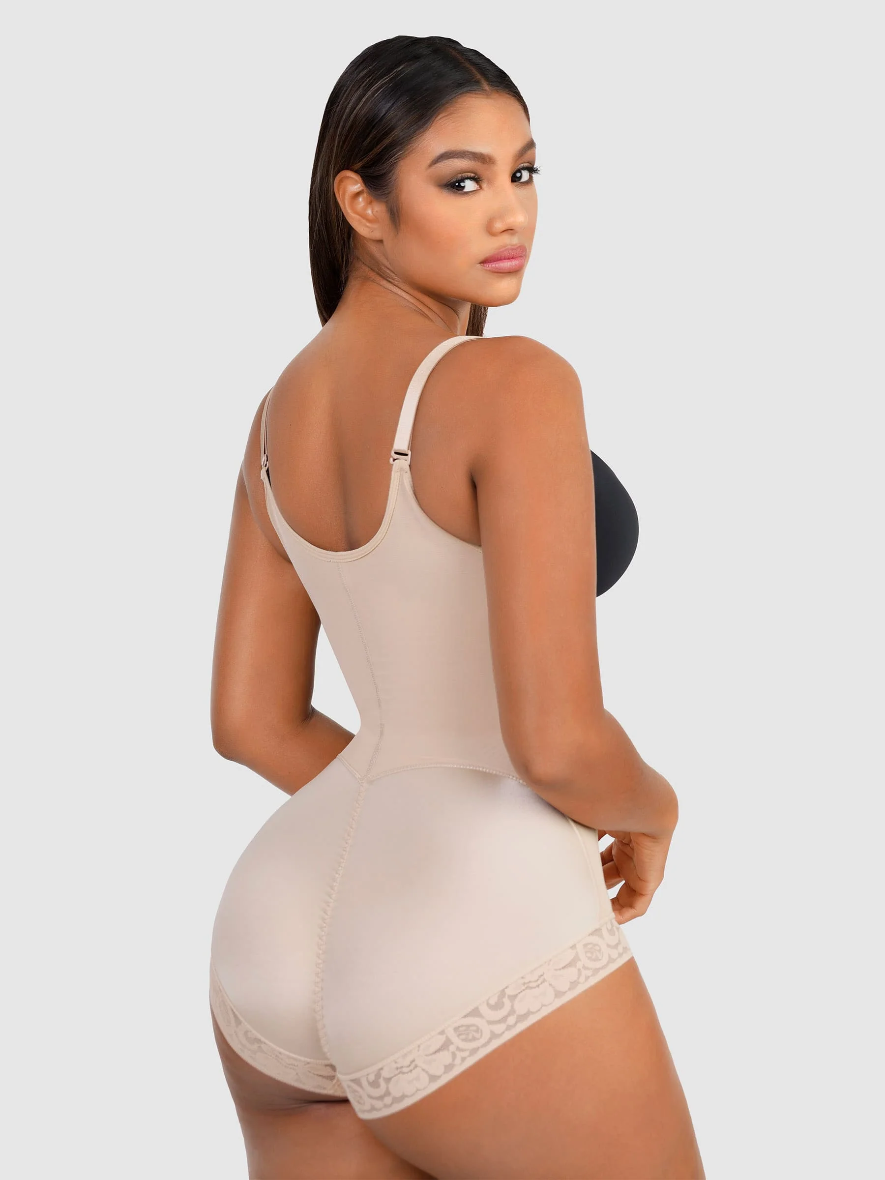 U-Plunge Adjustable Front Zipper Shapewear - Image 11