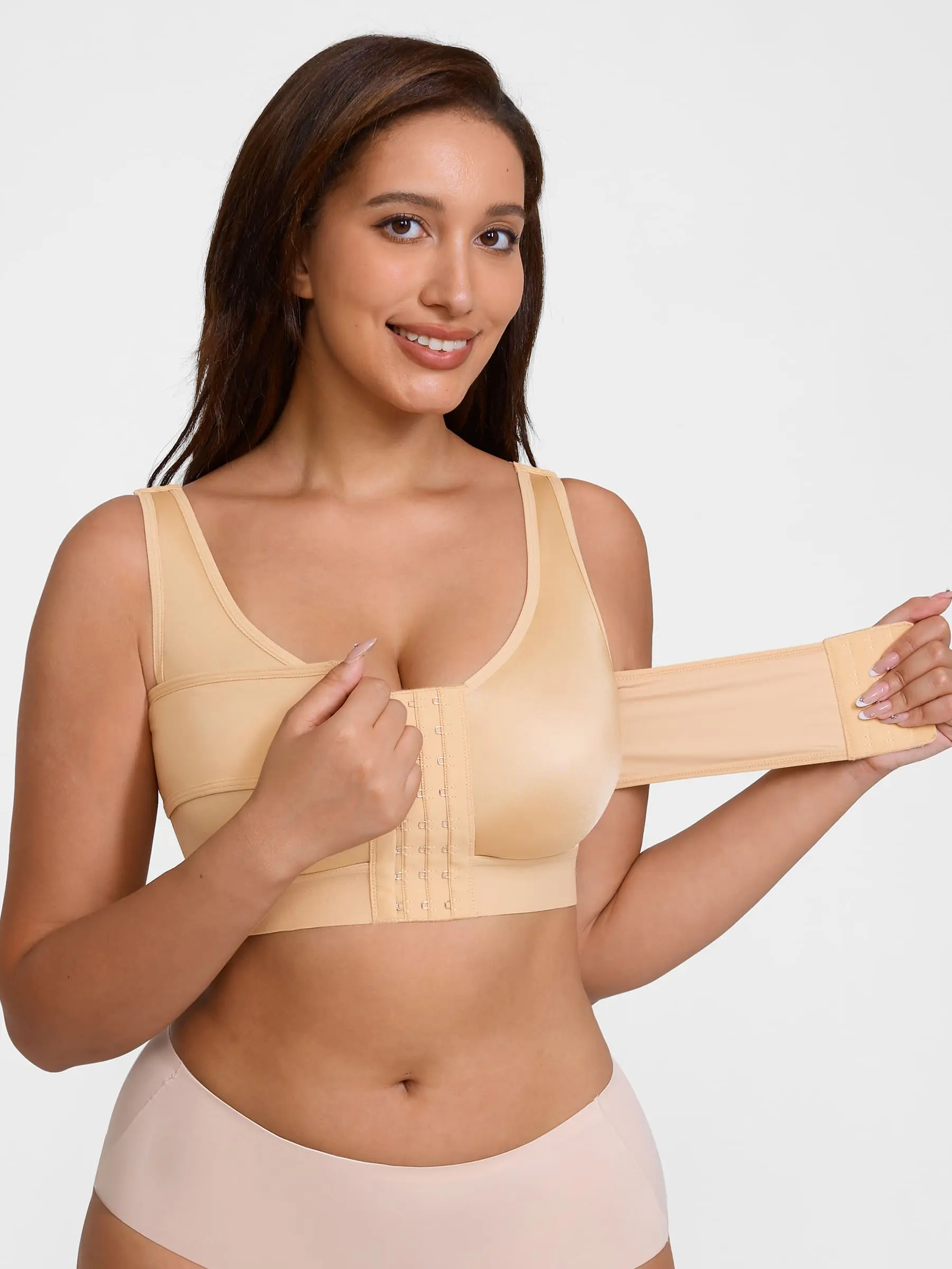 Support Front-Closure Breathable Bra - Image 12