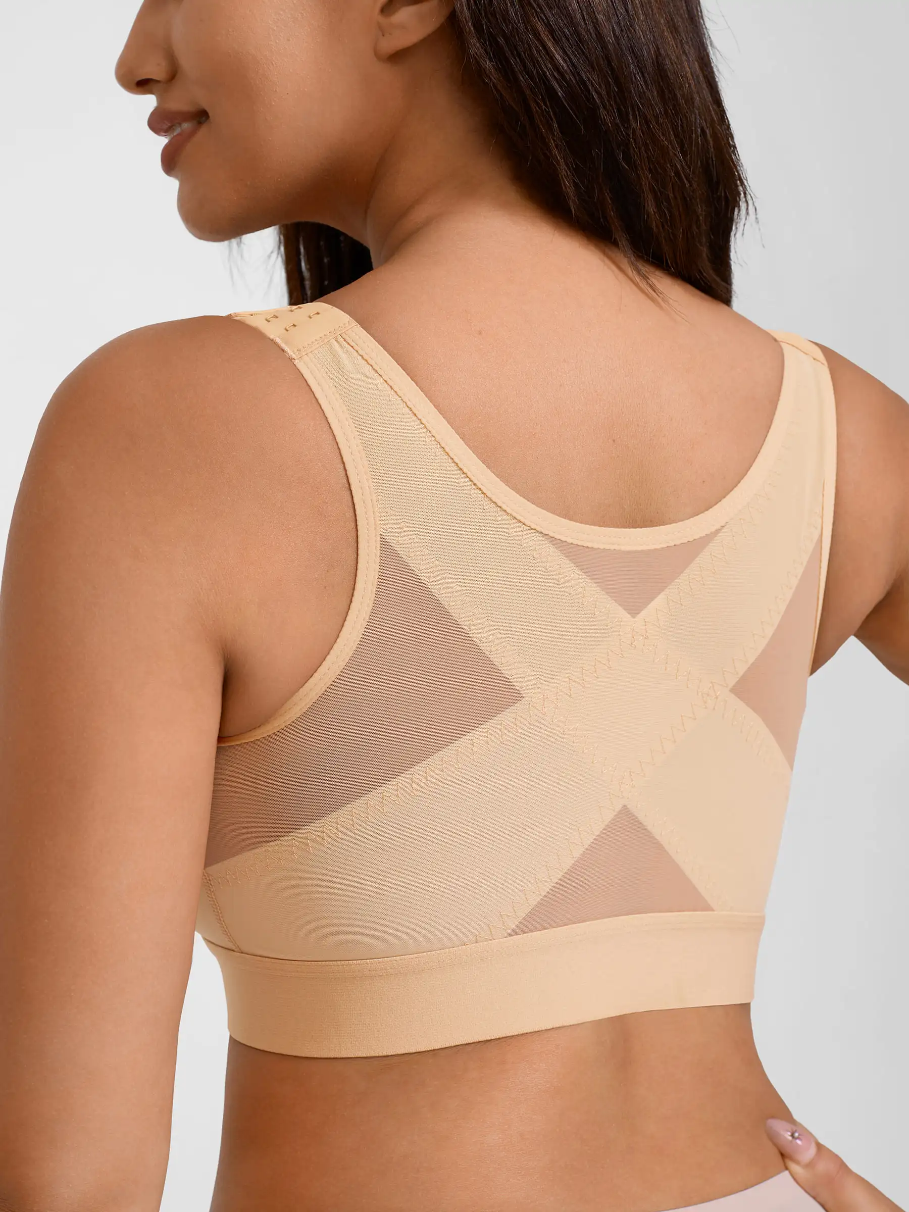 Support Front-Closure Breathable Bra - Image 17
