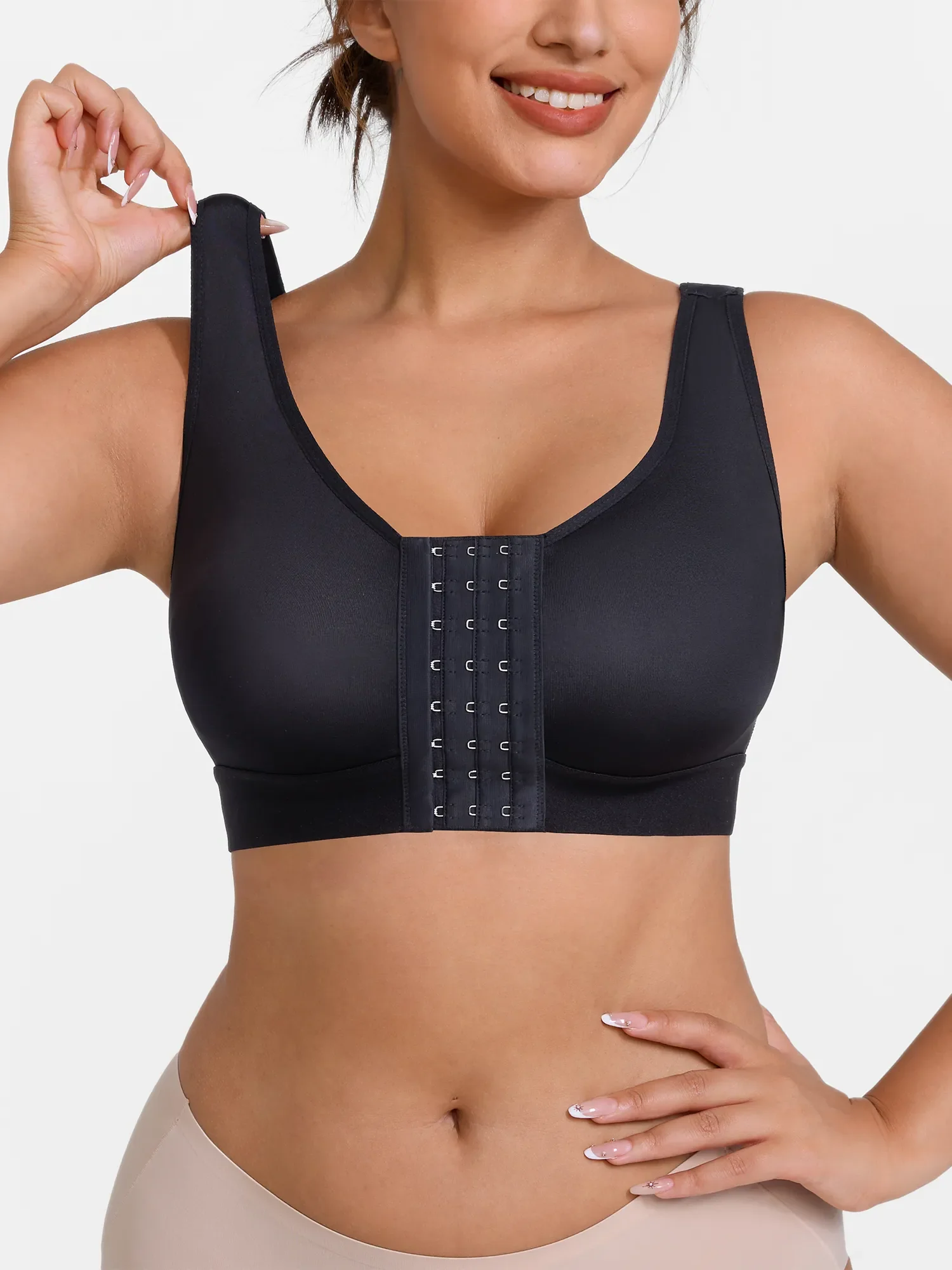 Support Front-Closure Breathable Bra - Image 4
