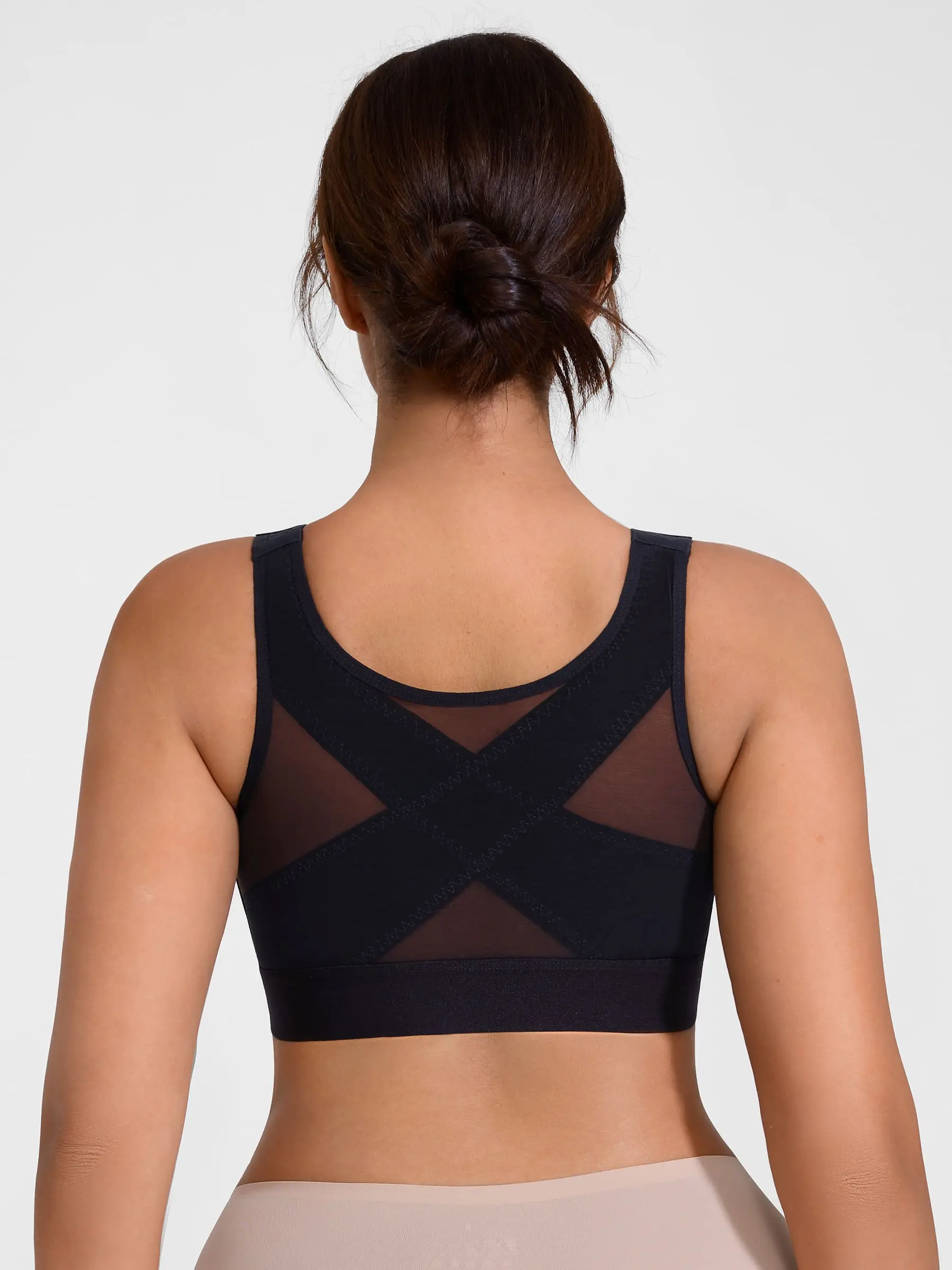 Support Front-Closure Breathable Bra - Image 8