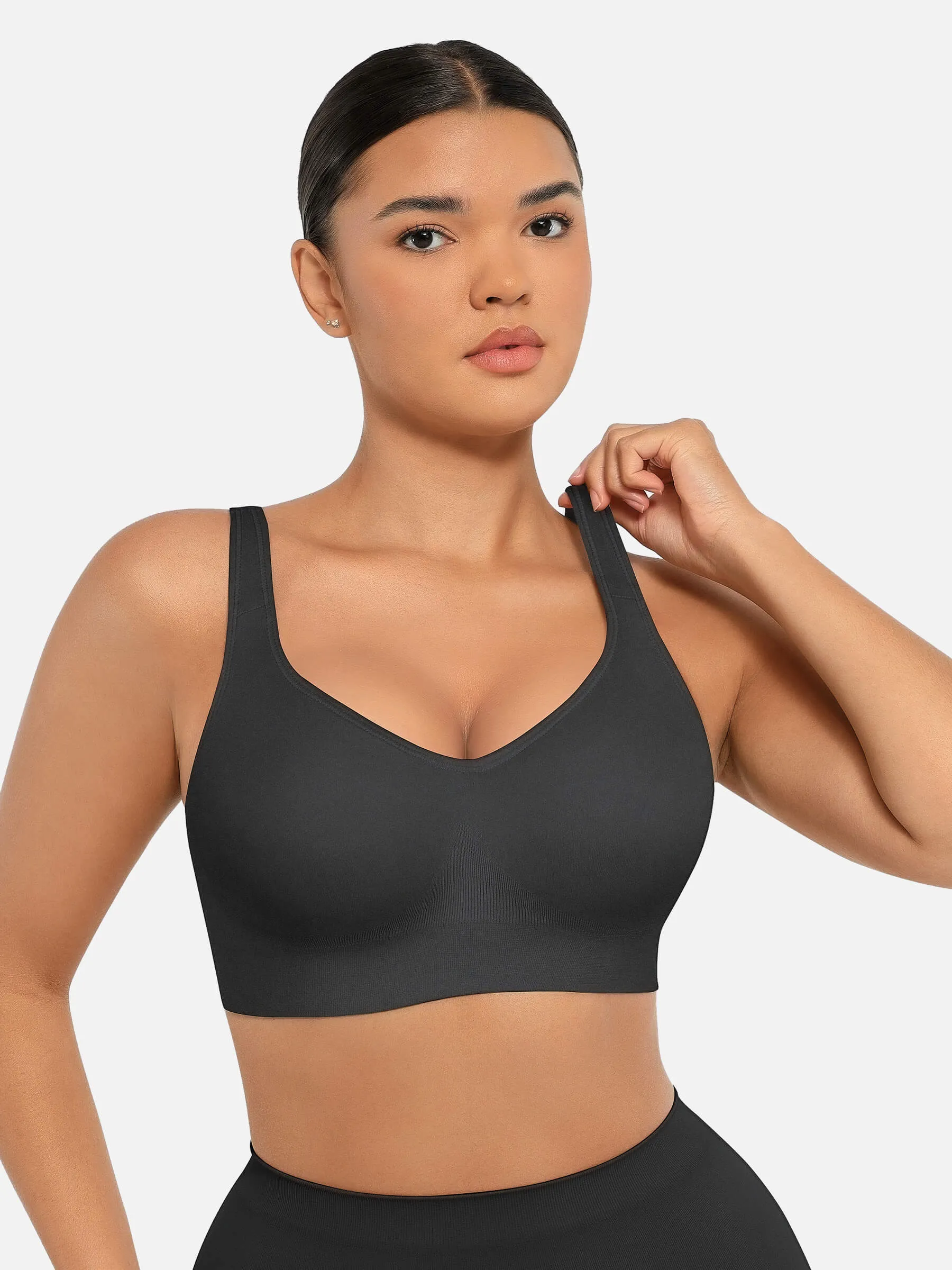 Built-In Cup Full Coverage Wireless Bra - Image 10