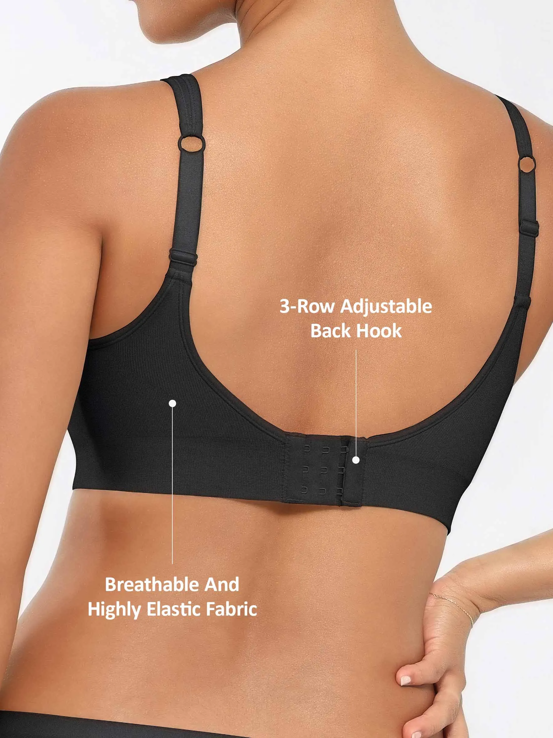 Built-In Cup Full Coverage Wireless Bra - Image 12
