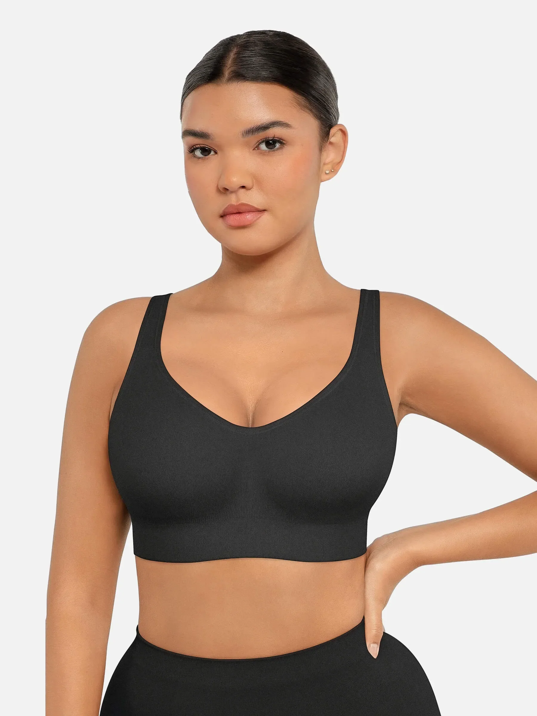 Built-In Cup Full Coverage Wireless Bra - Image 13