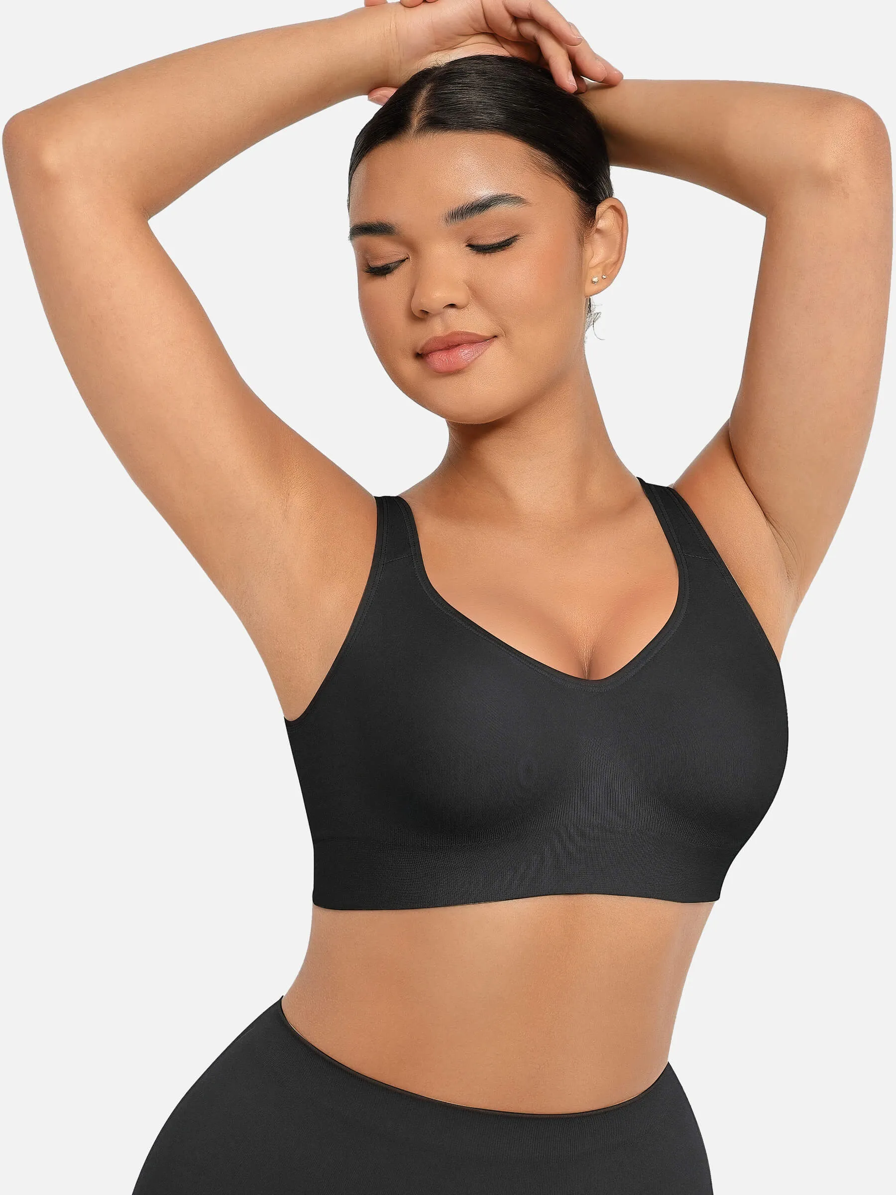 Built-In Cup Full Coverage Wireless Bra - Image 14
