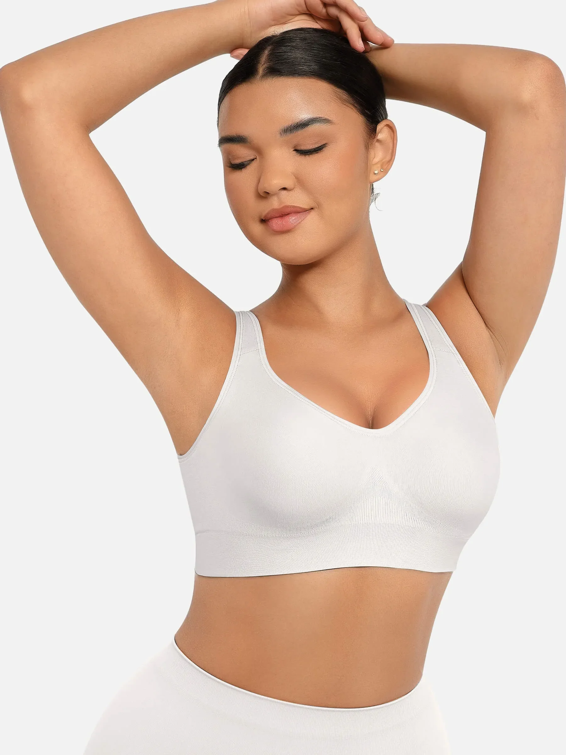 Built-In Cup Full Coverage Wireless Bra - Image 32