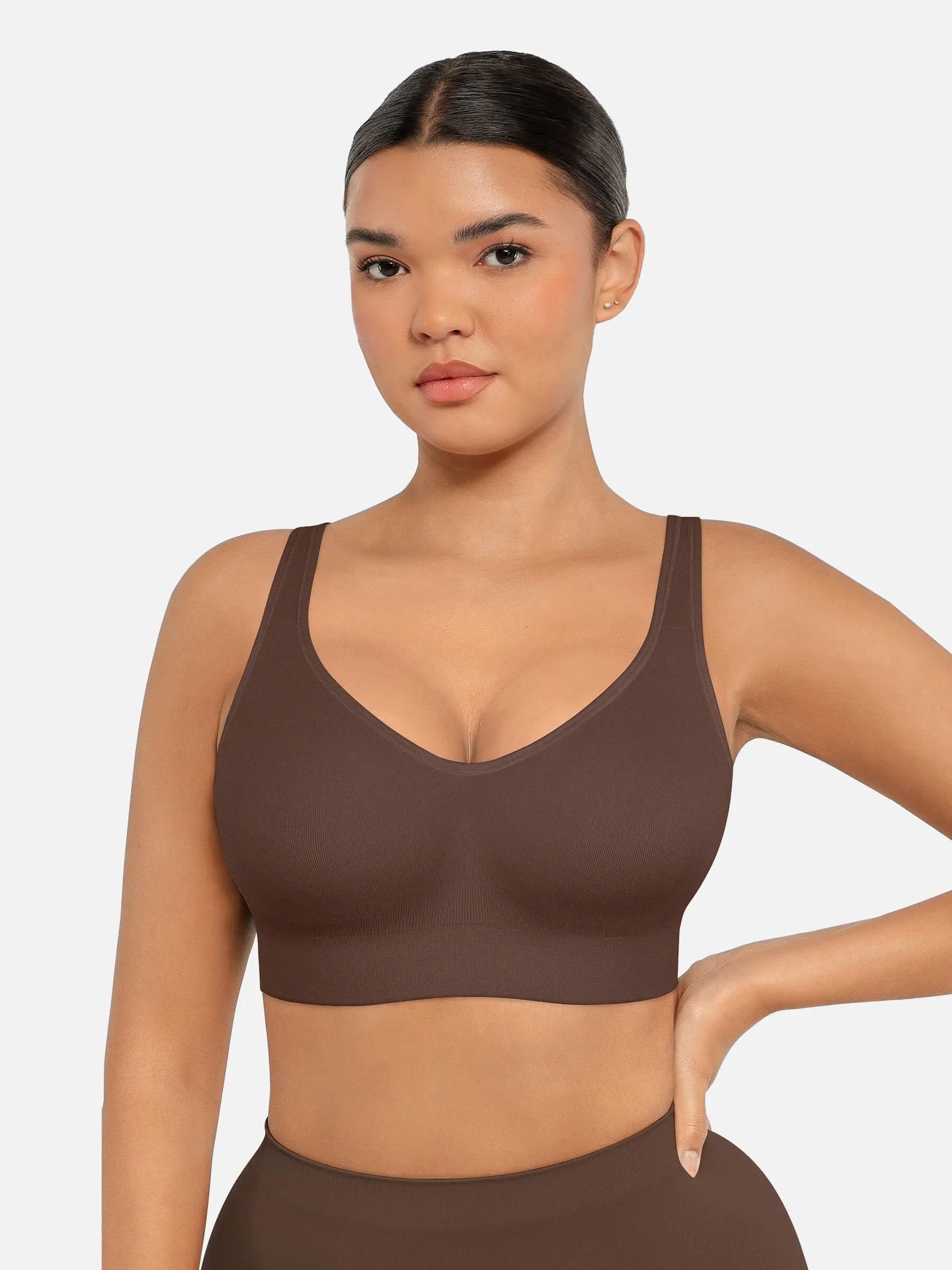 Built-In Cup Full Coverage Wireless Bra - Image 40