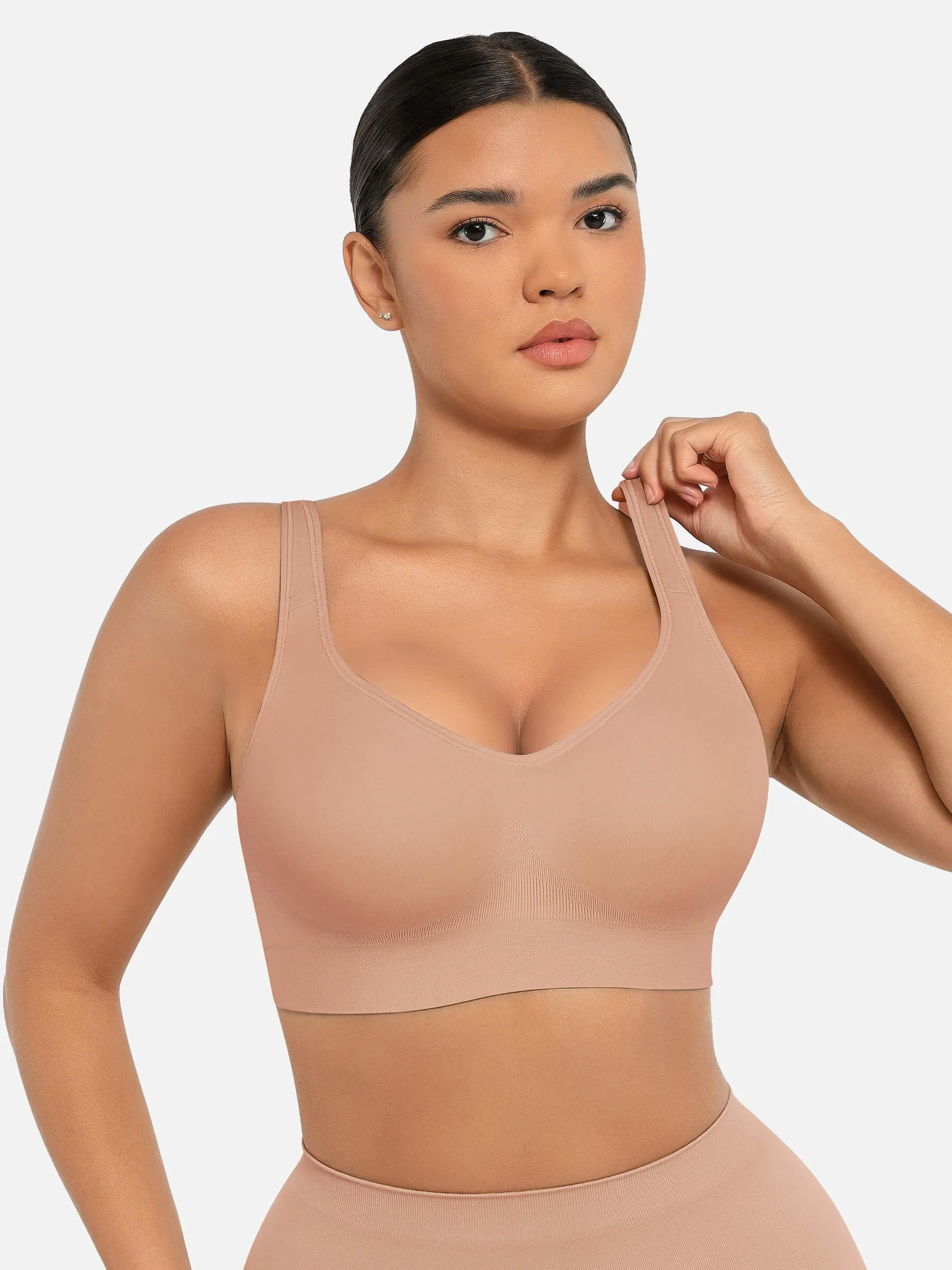 Built-In Cup Full Coverage Wireless Bra - Image 46
