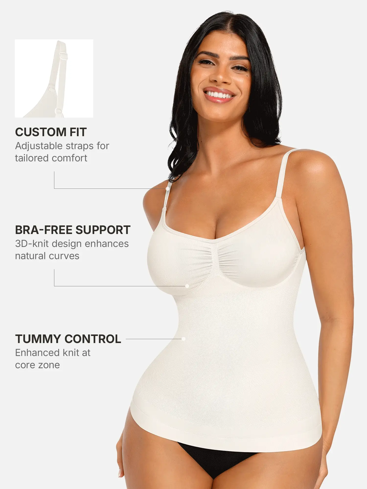 Bust Support Shaping Tank Top - Image 20