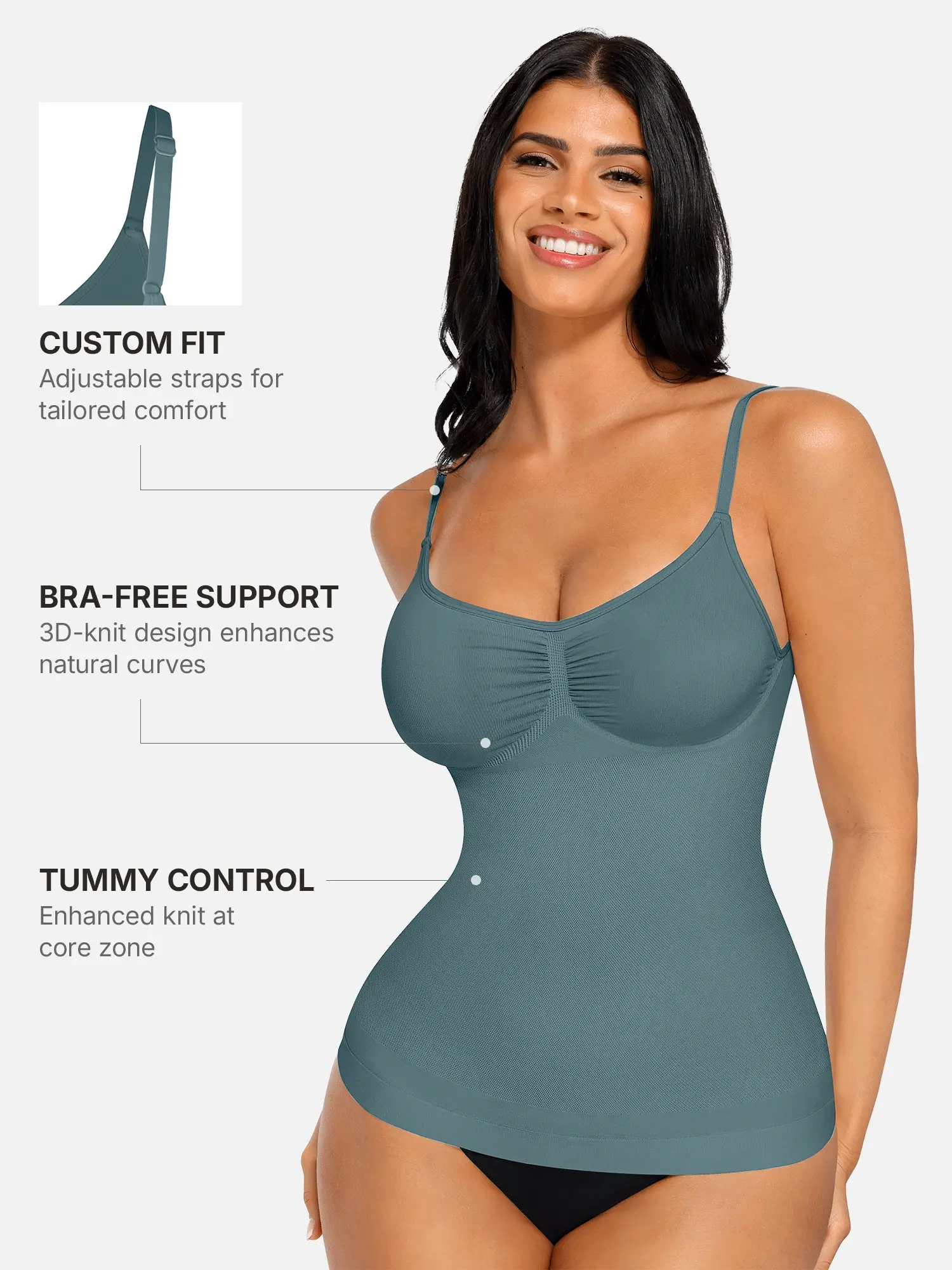 Bust Support Shaping Tank Top - Image 30