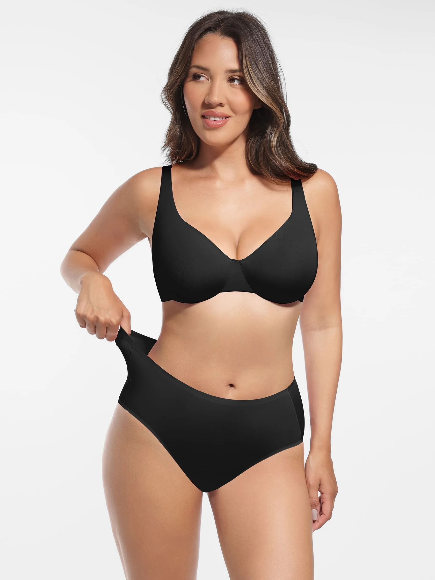 Cloud-Like Mid-Waist Brief Panties - Image 6