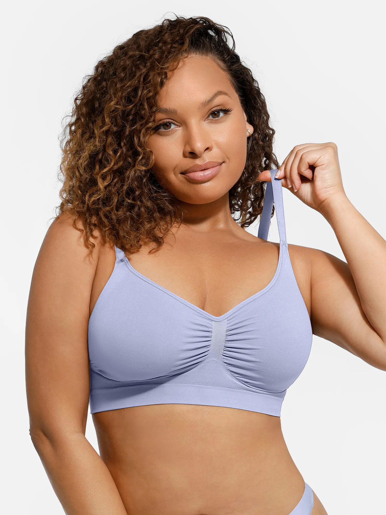 Everyday Wireless Bra Unlined Soft Bra - Image 46
