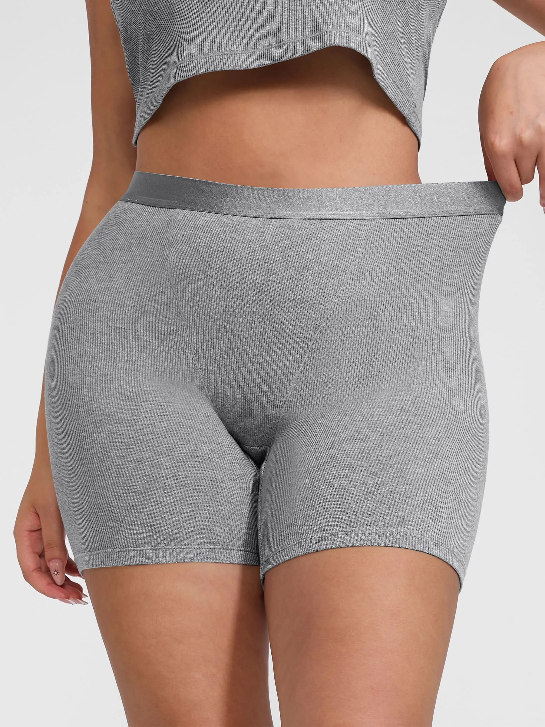 Ribbed Soft Cotton Boxer Short - Image 19