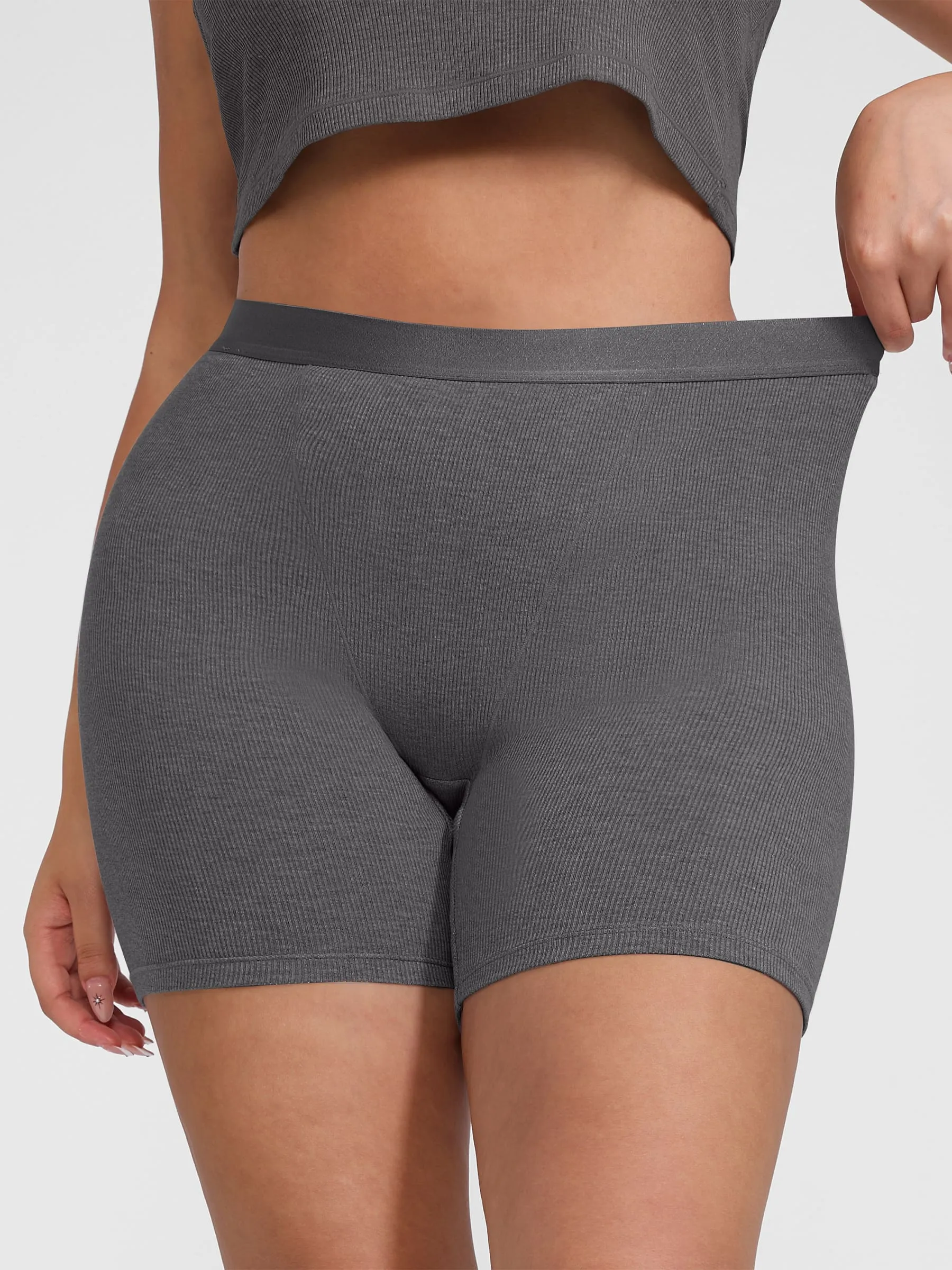 Ribbed Soft Cotton Boxer Short - Image 23