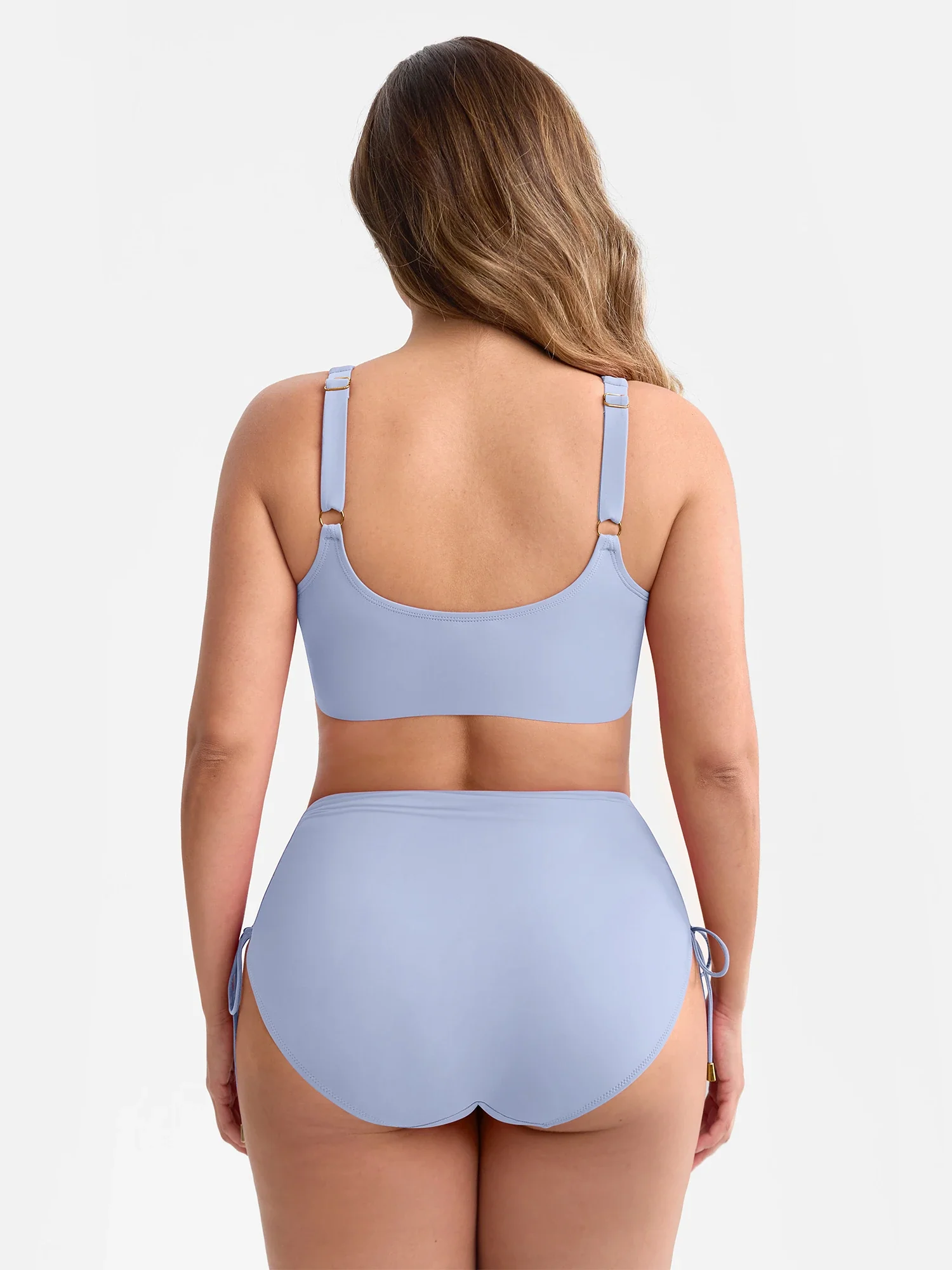 Tummy Control Drawstring Bikini Swimsuit - Image 26