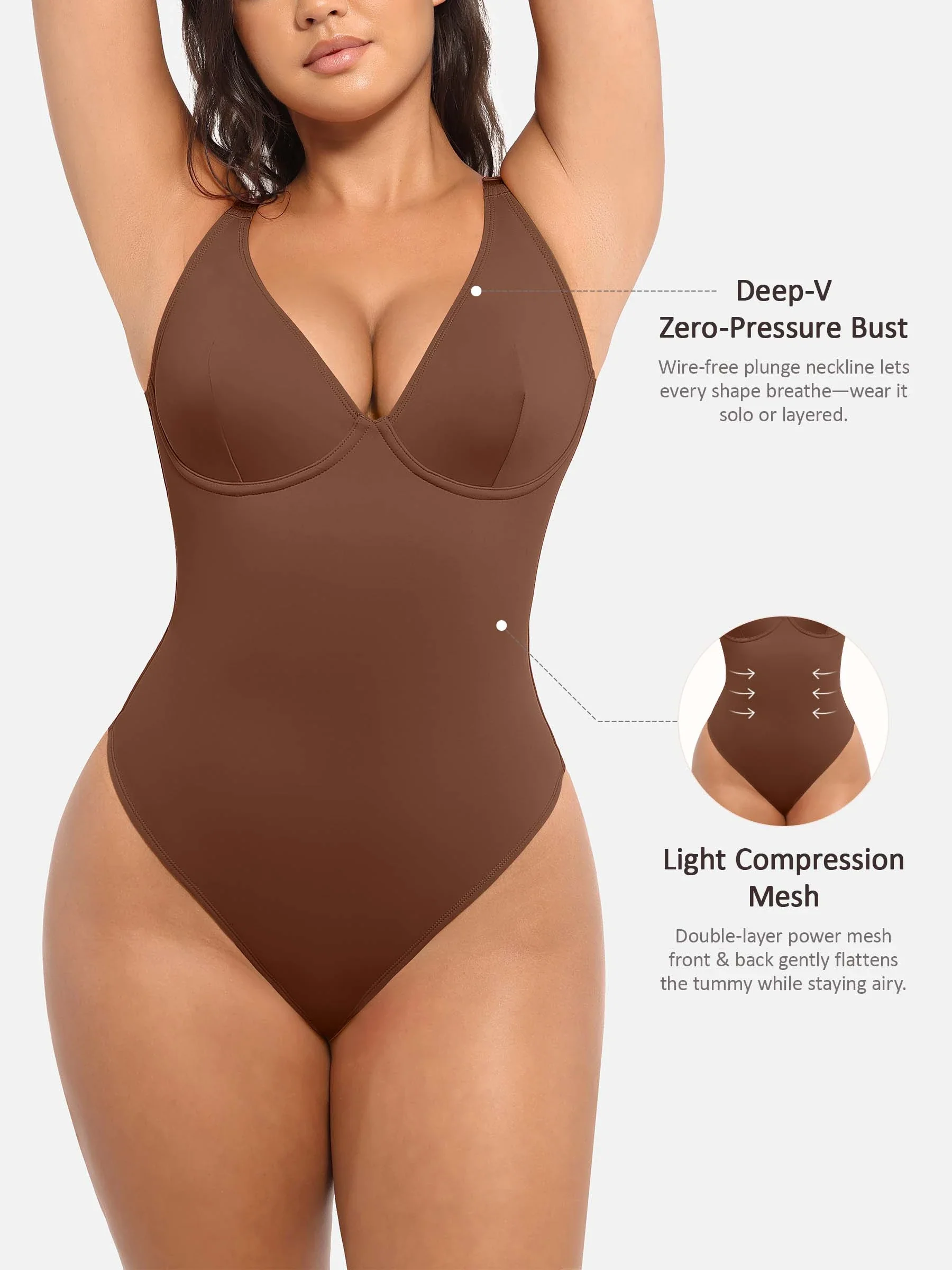 V-Plunge Support Bodysuit - Image 20