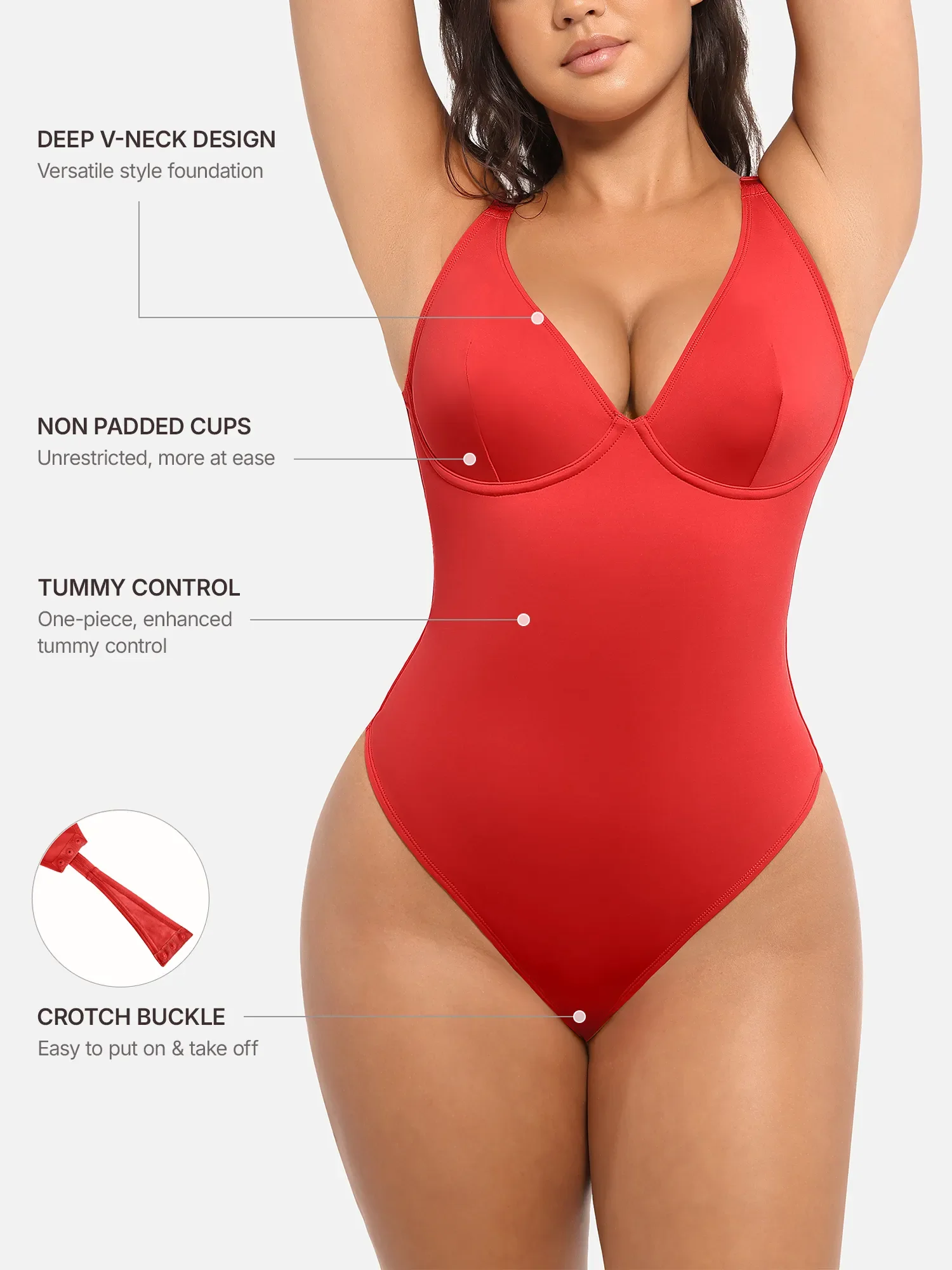 V-Plunge Support Bodysuit [BOGO] - Image 11