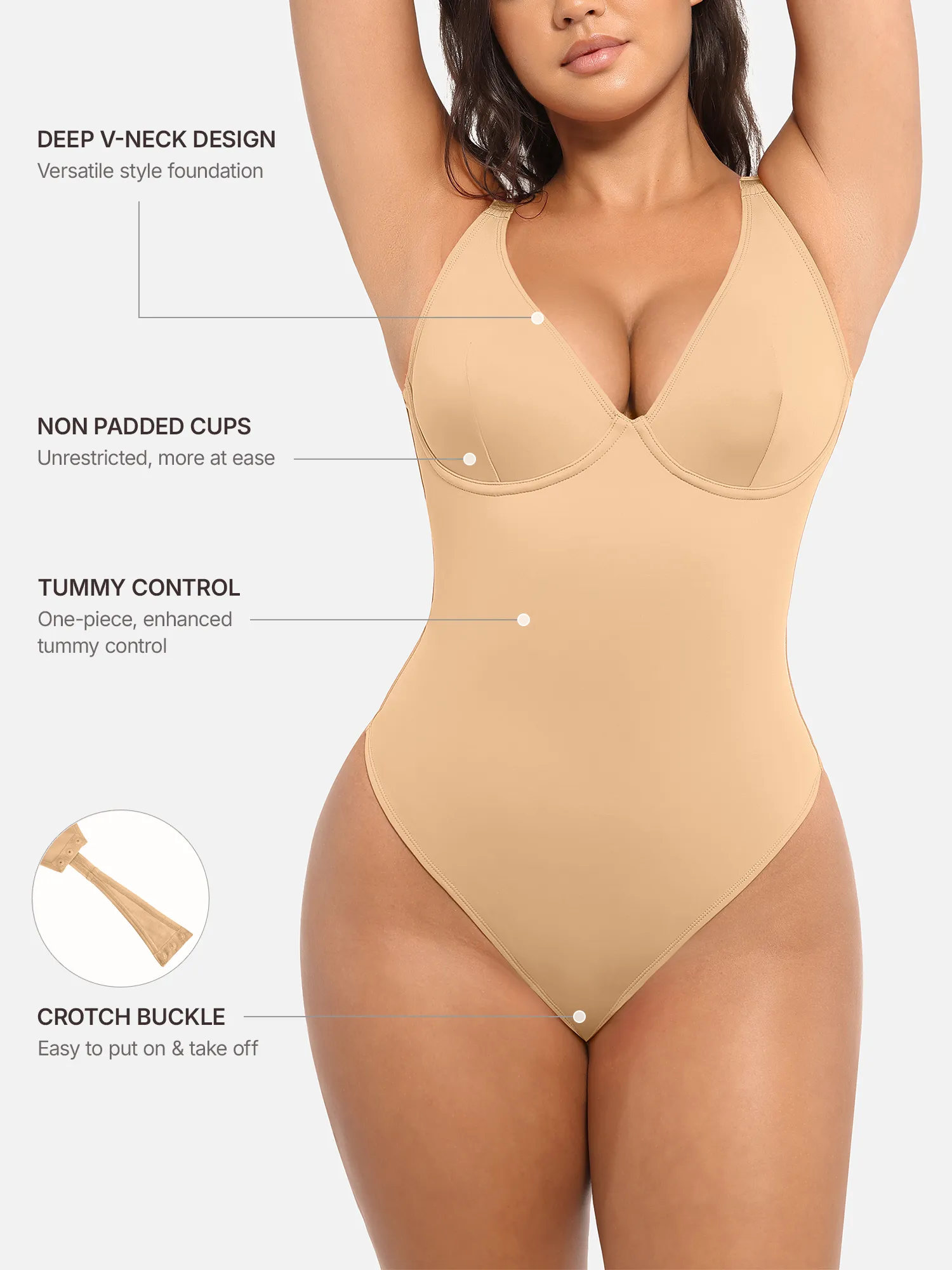 V-Plunge Support Bodysuit [BOGO] - Image 53