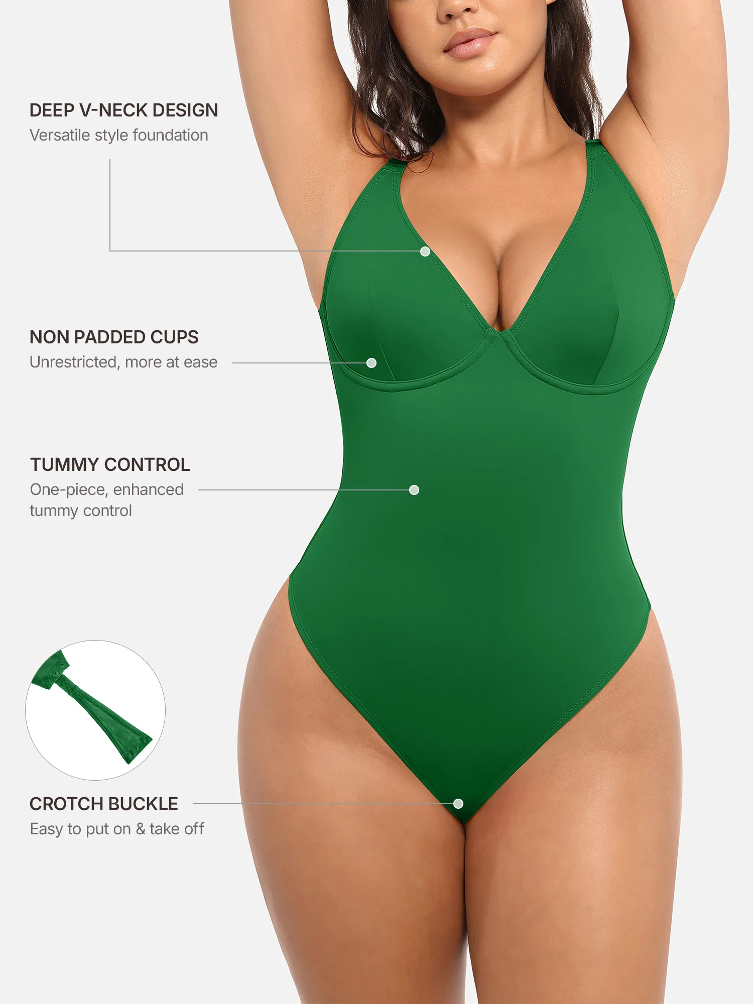 V-Plunge Support Bodysuit [BOGO] - Image 68