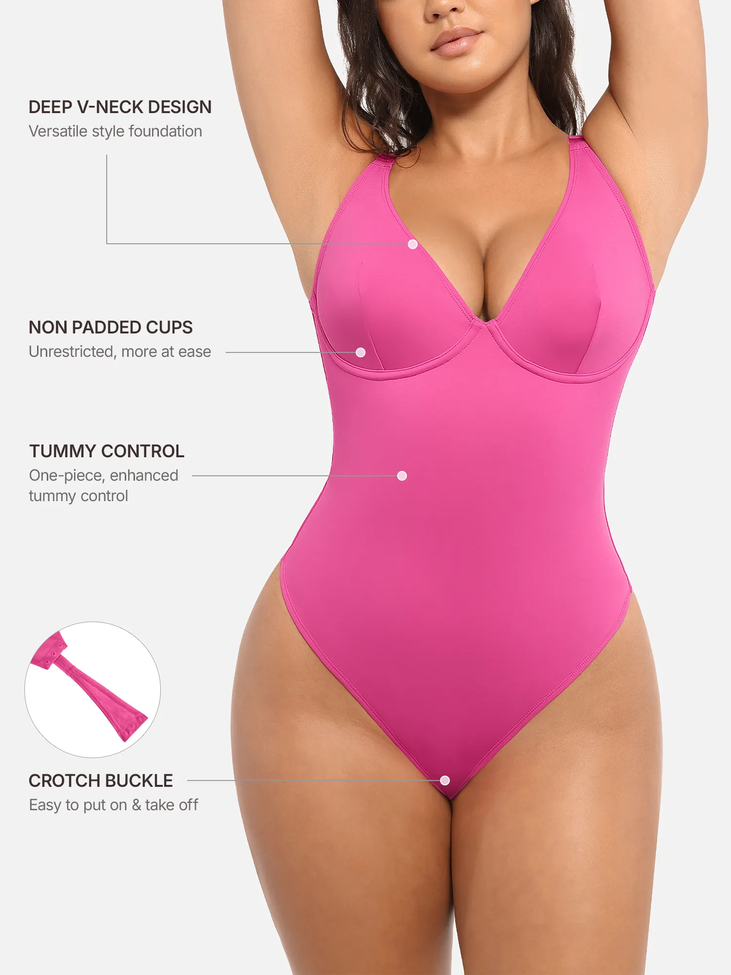 V-Plunge Support Bodysuit [BOGO] - Image 75