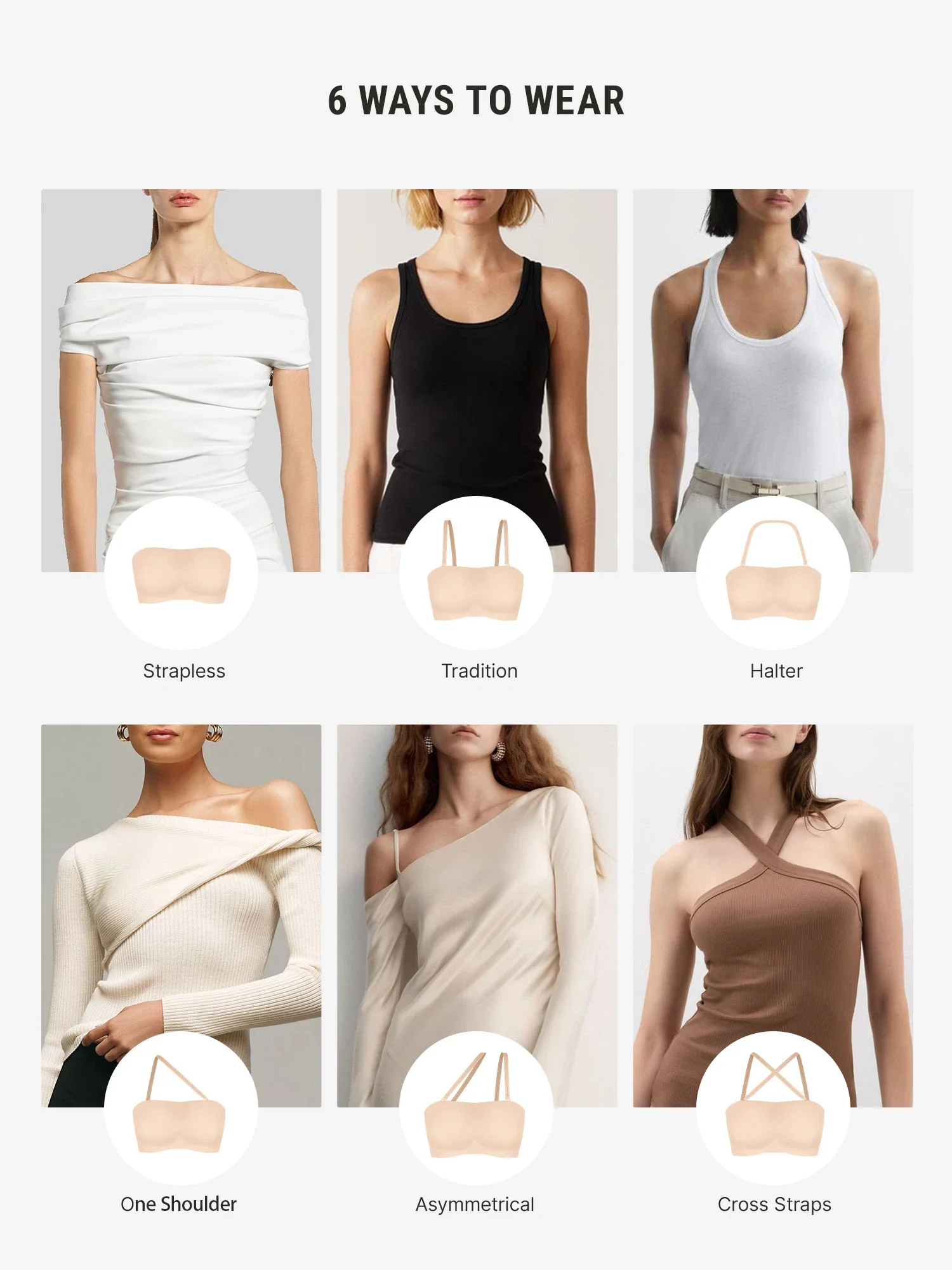 Butter-Soft Strapless Bandeau Bra [BOGO] - Image 25