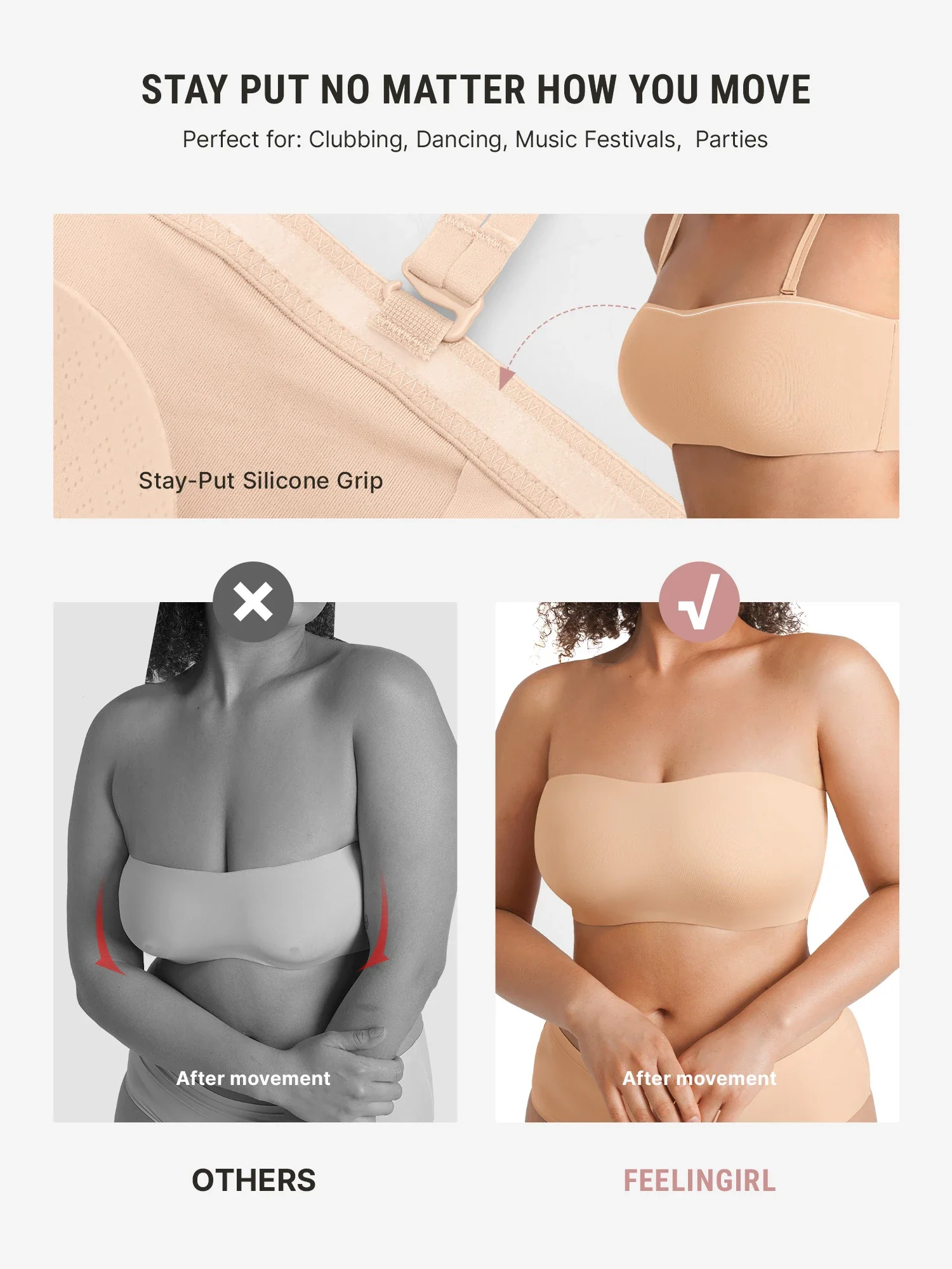 Butter-Soft Strapless Bandeau Bra - Image 17