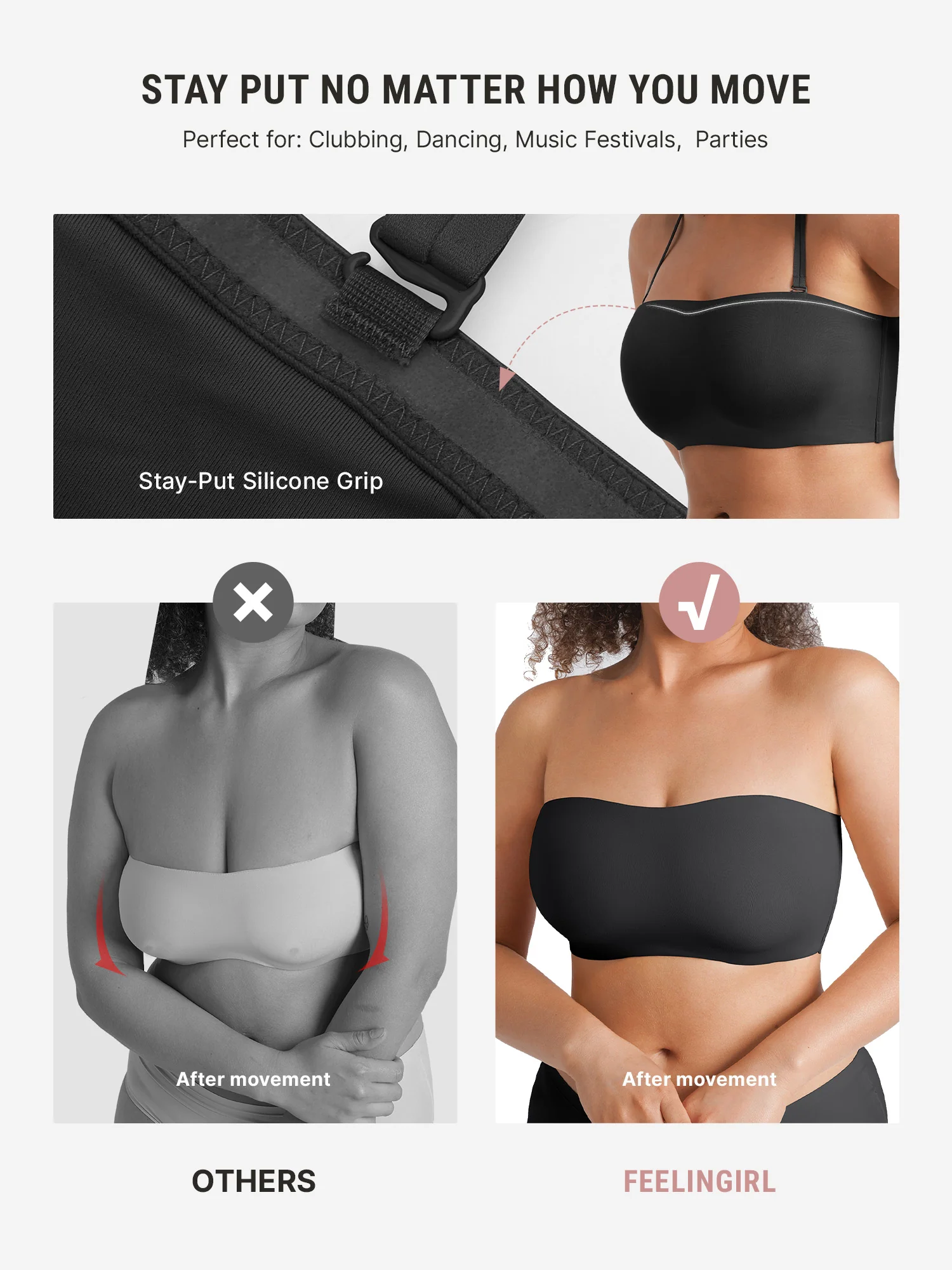 Butter-Soft Strapless Bandeau Bra - Image 29