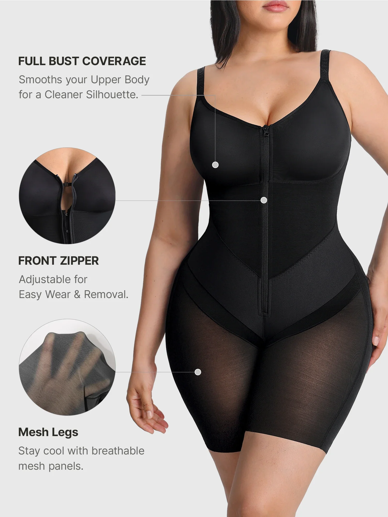 Full-Coverage Tummy Control Shaper Faja - Image 5