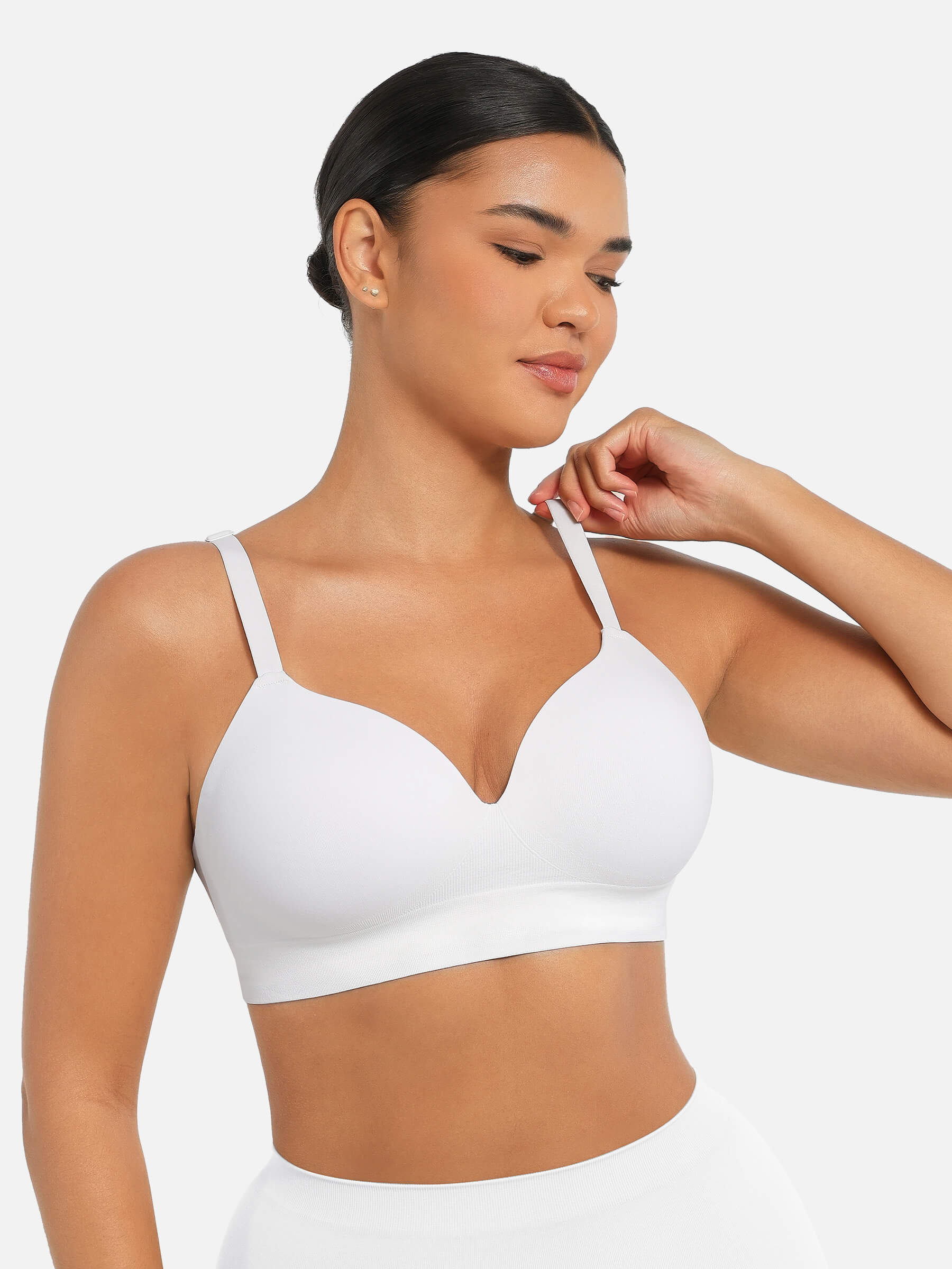 Full Coverage Push-Up Comfort Wireless Bra - Image 19