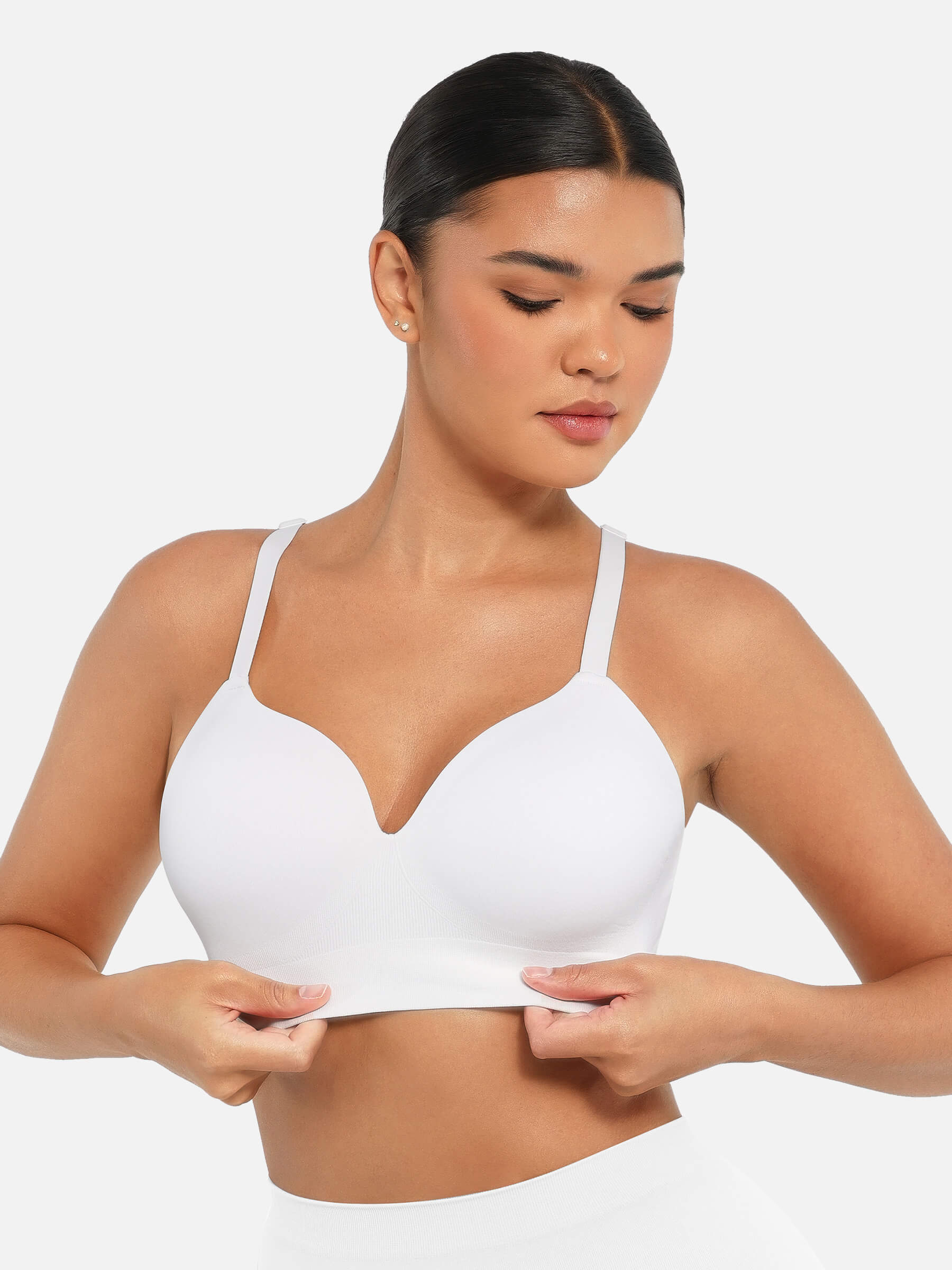 Full Coverage Push-Up Comfort Wireless Bra - Image 22