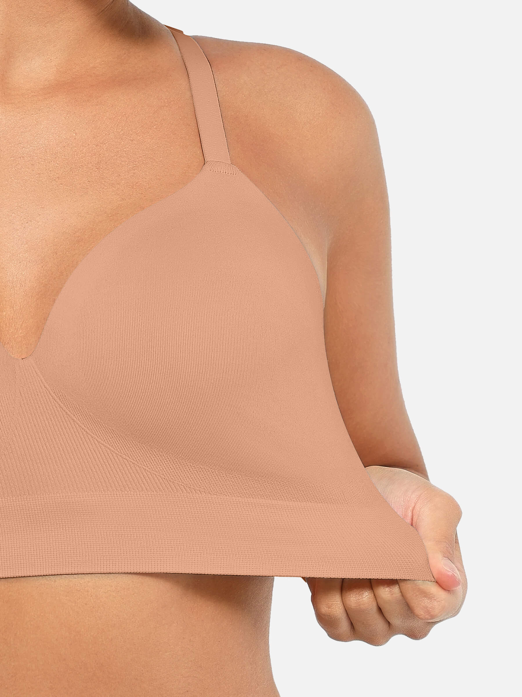 Full Coverage Push-Up Comfort Wireless Bra - Image 6