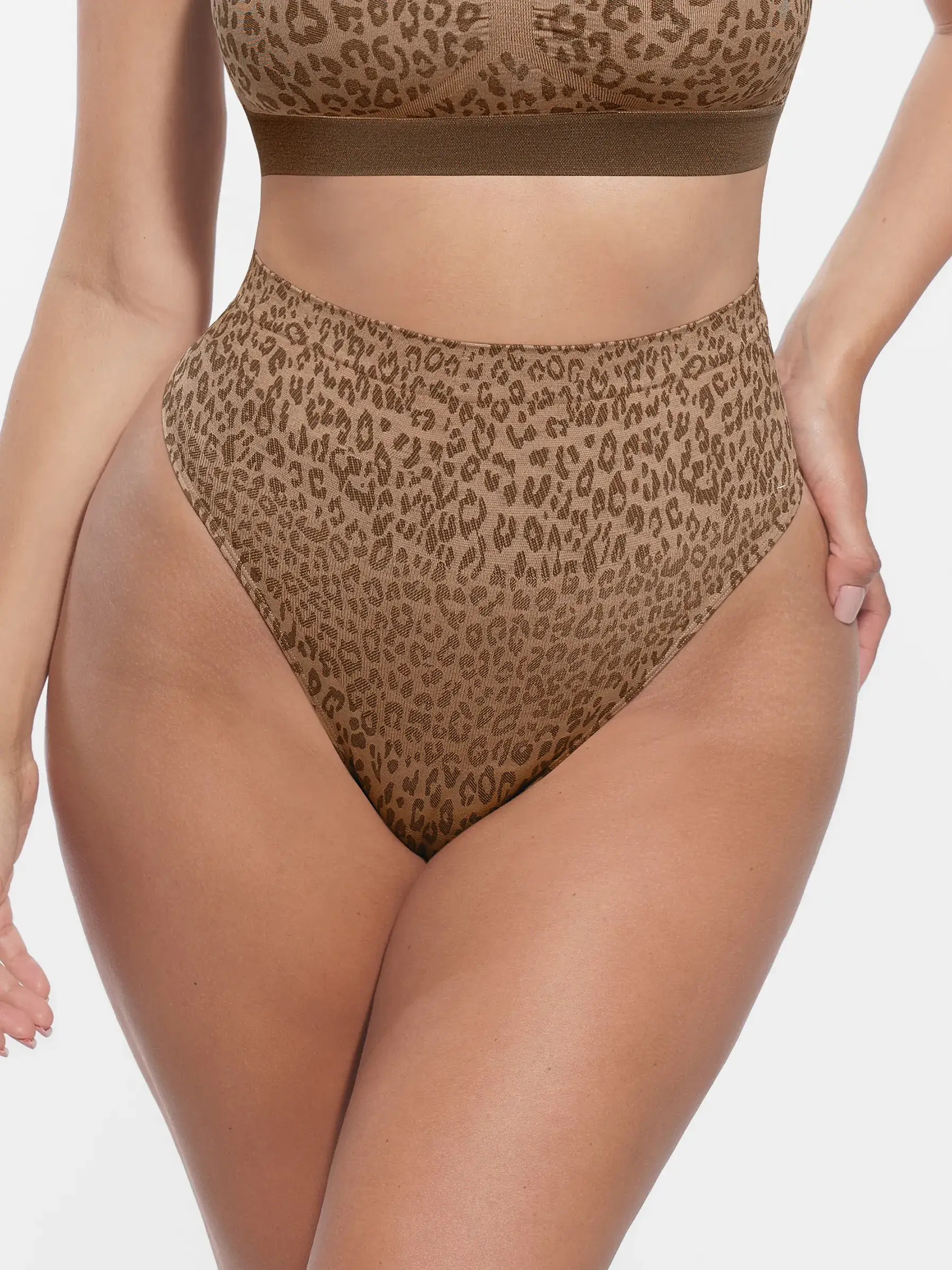 Leopard Print Wireless Bra & Panty - Image 11
