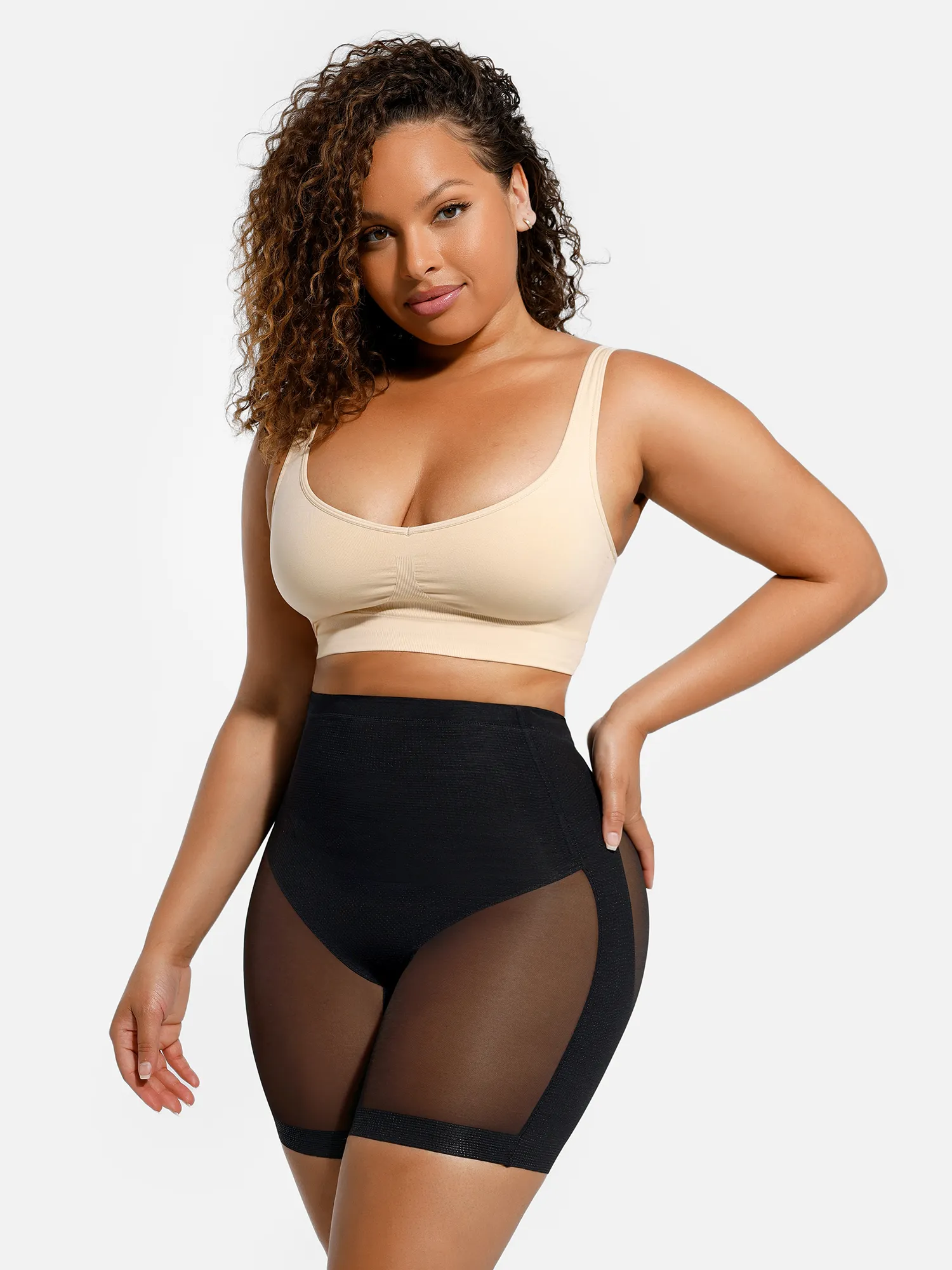 Tummy Control Shaping Shorts - Image 4