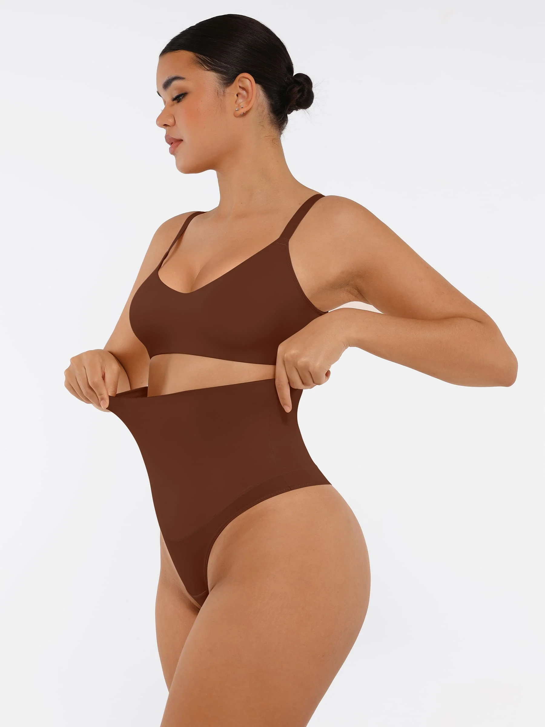 Tummy Control Smooth Breathable Thong - Image 36