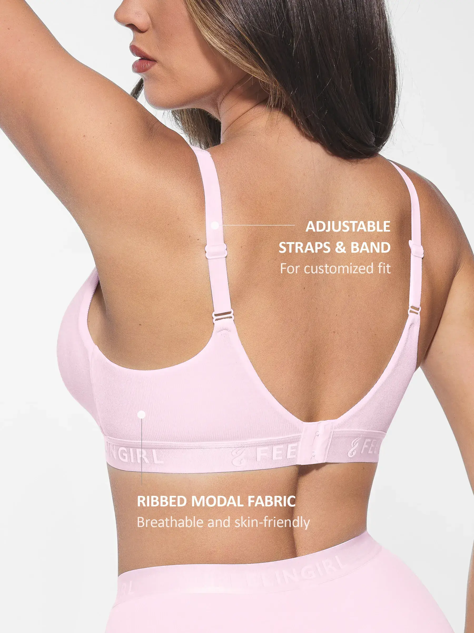Wireless Buttery Modal Bra - Image 4