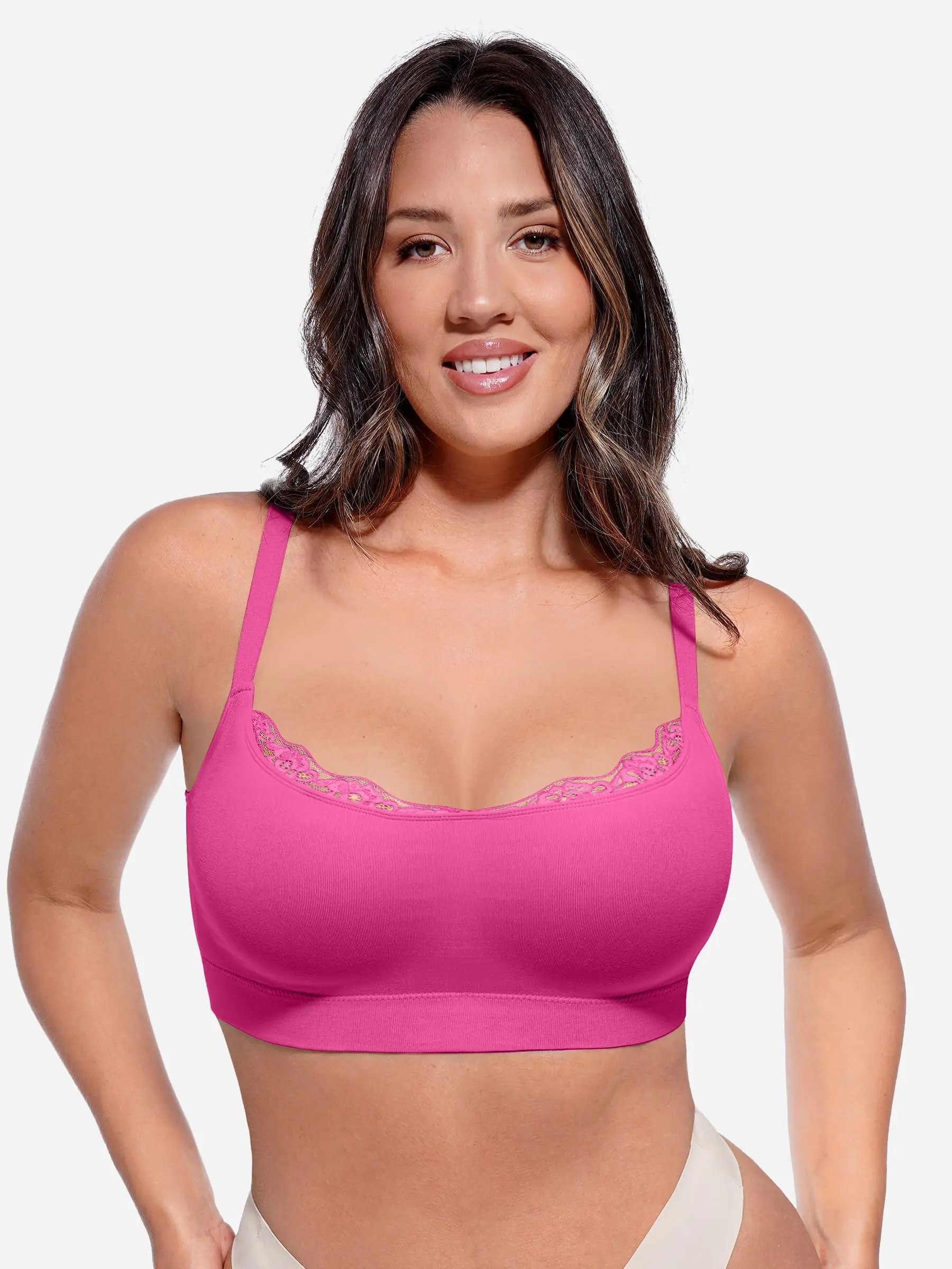 Seamless Lace Wireless Everyday Bra - Image 22