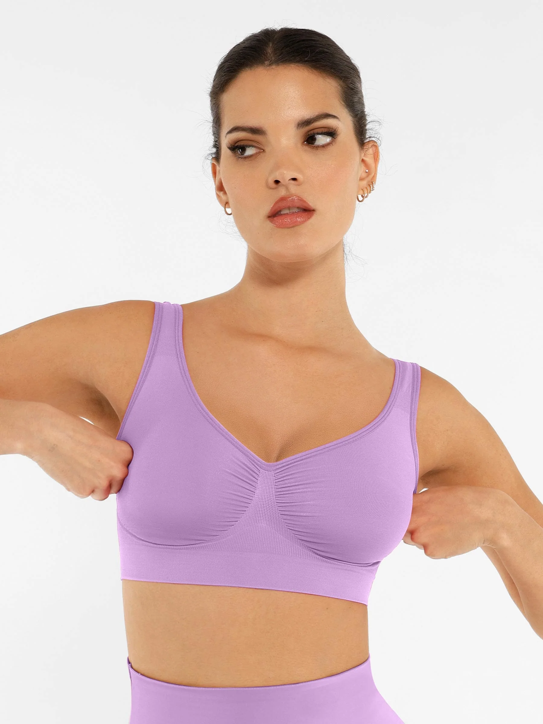 No Underwire Wide Straps Everyday Bra - Image 103