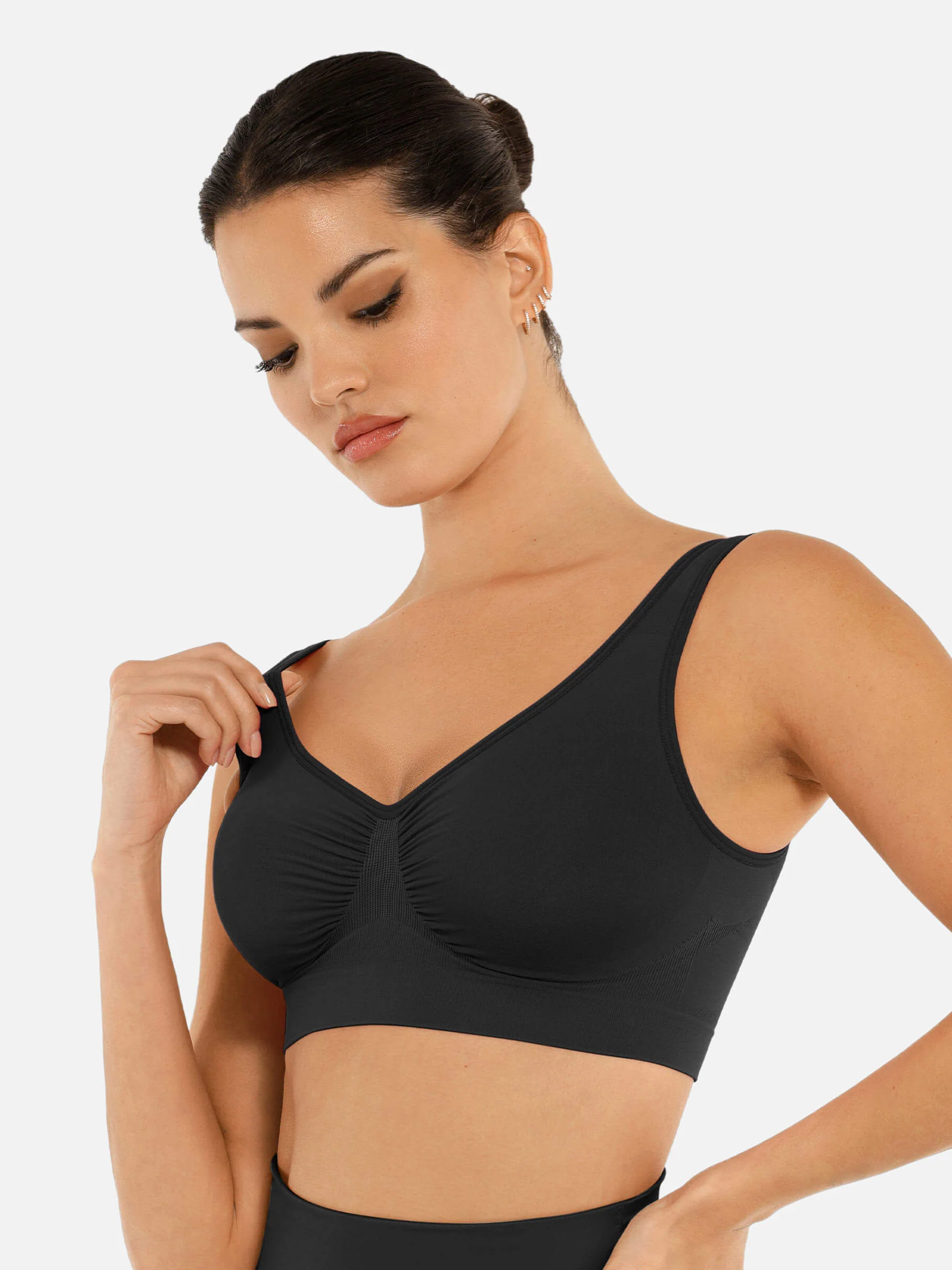 No Underwire Wide Straps Everyday Bra - Image 14