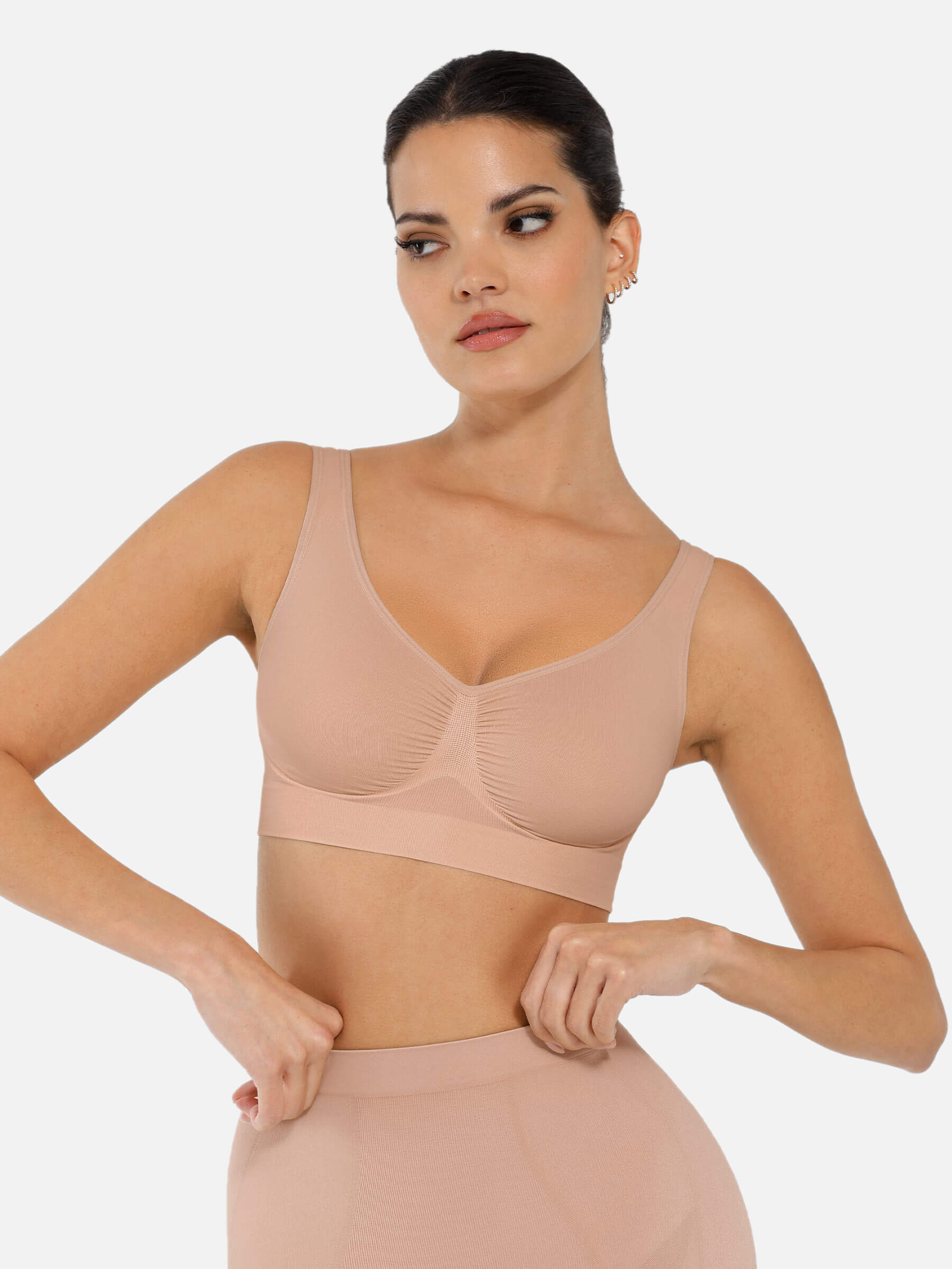 No Underwire Wide Straps Everyday Bra - Image 41