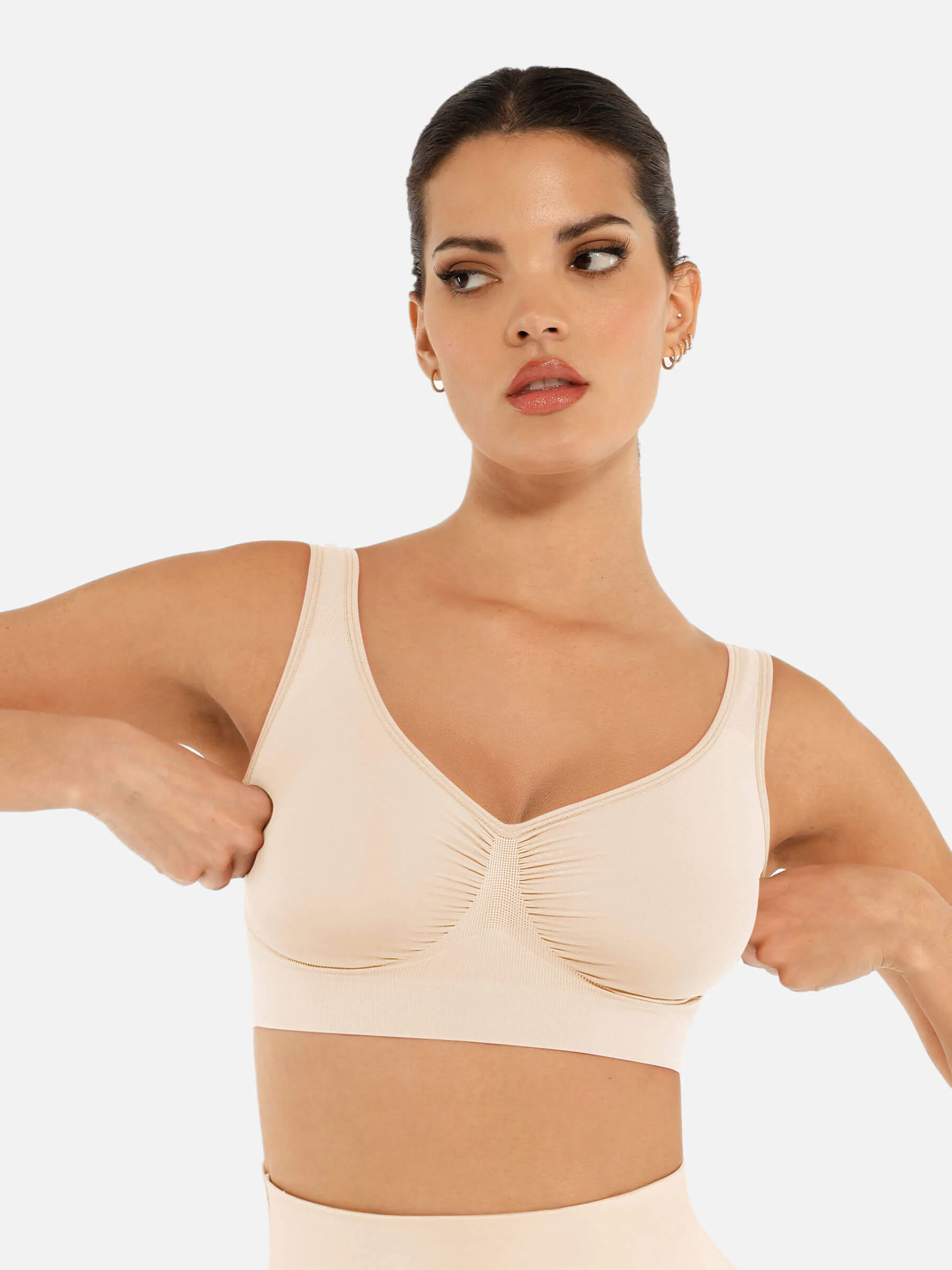 No Underwire Wide Straps Everyday Bra - Image 52