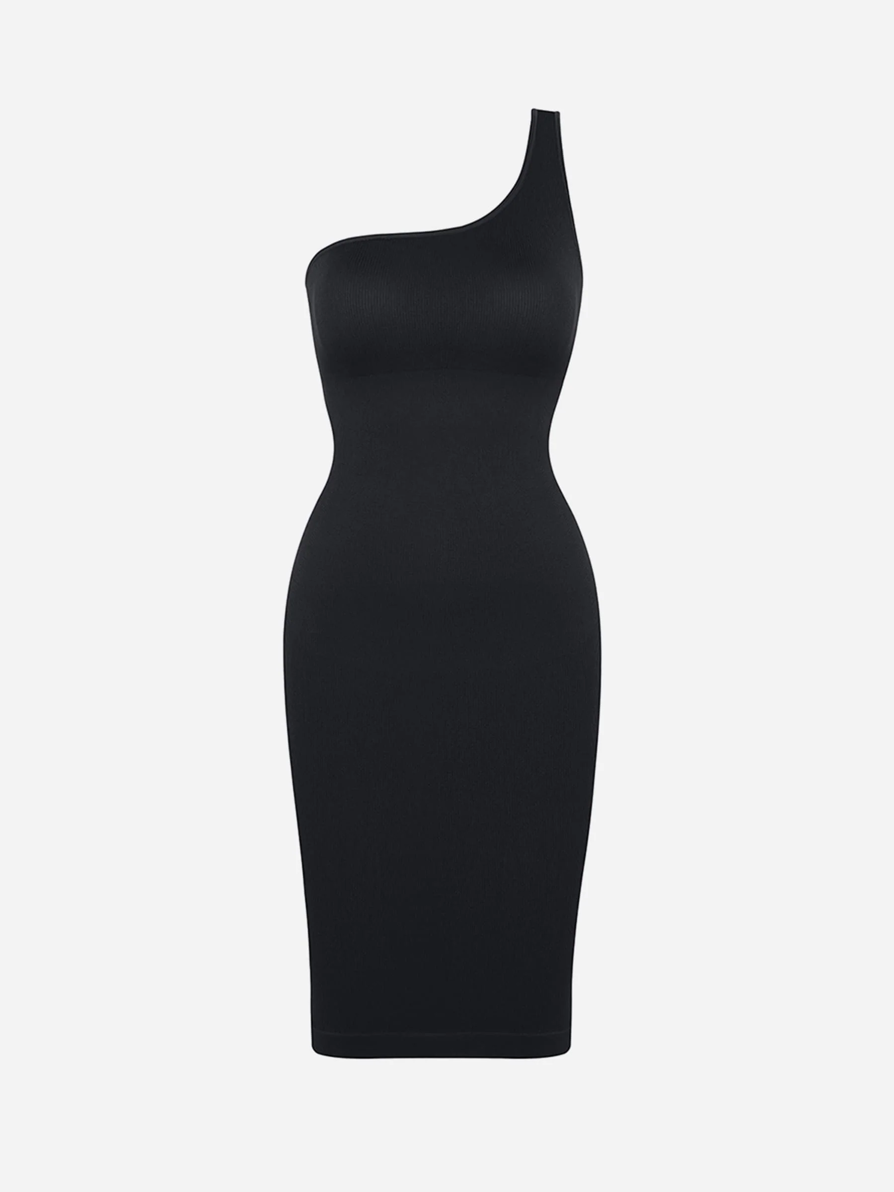 One-Shoulder Tummy Control Shaper Dress - Image 15
