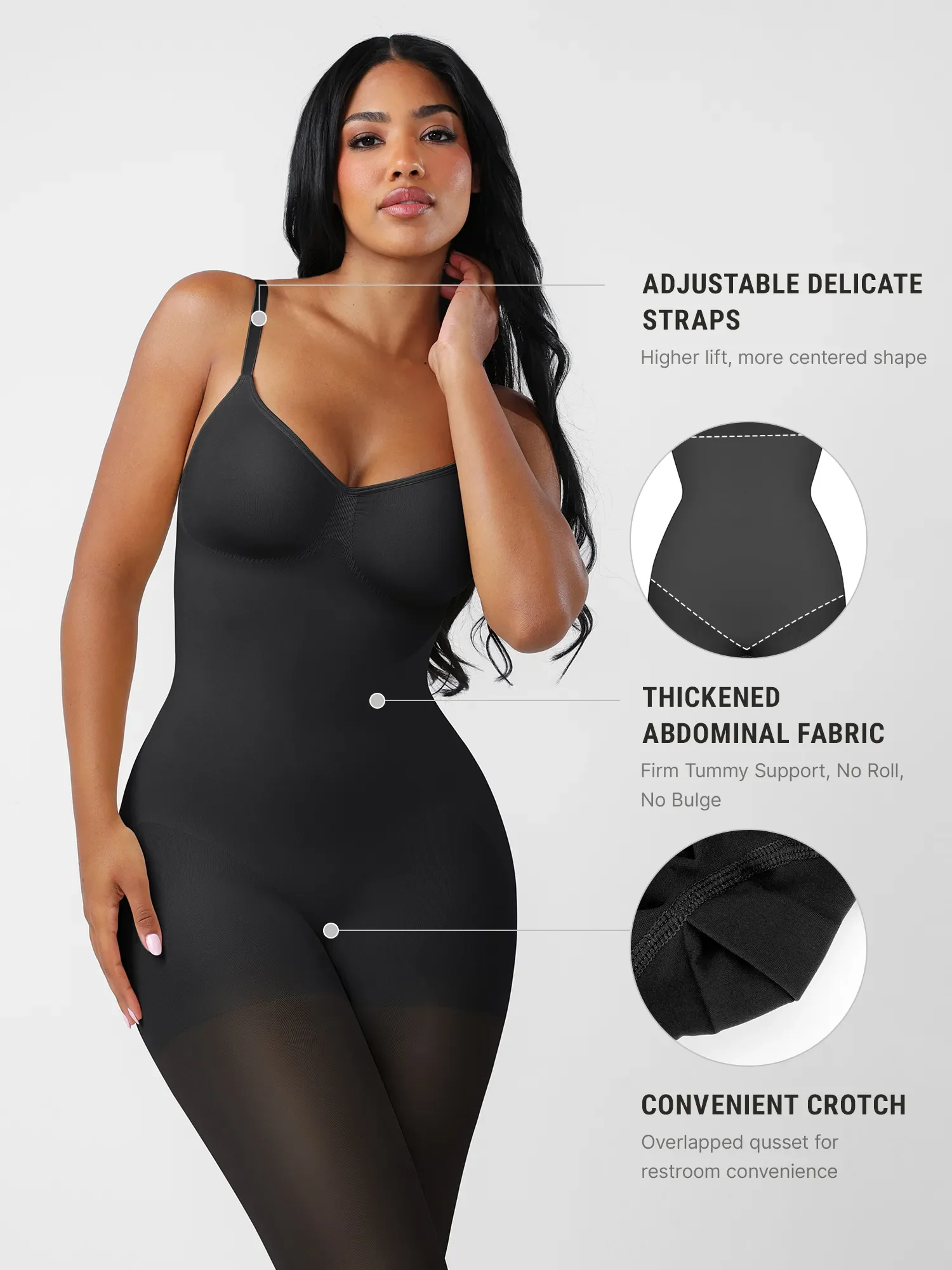 Ultra-Stretch Seamless Shaping Bodysuit - Image 3