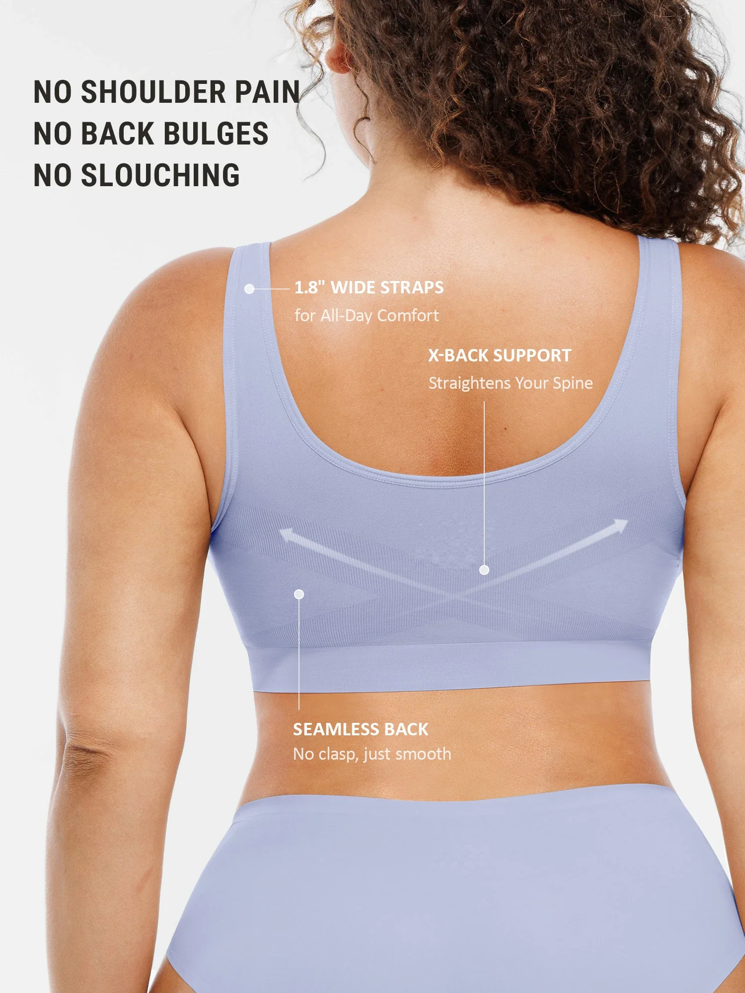 Seamless No Underwire Full Coverage Bra - Image 30