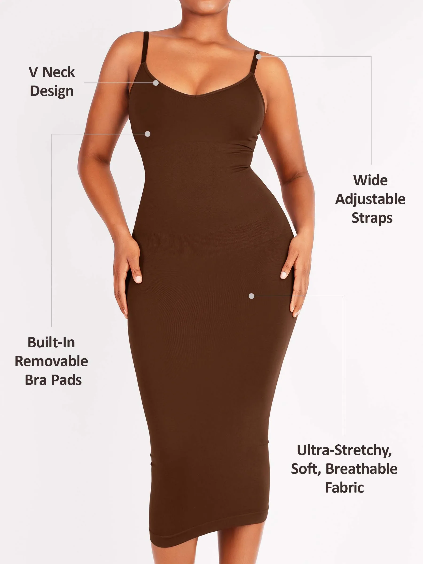 Seamless Padded Slimming Dress - Image 13