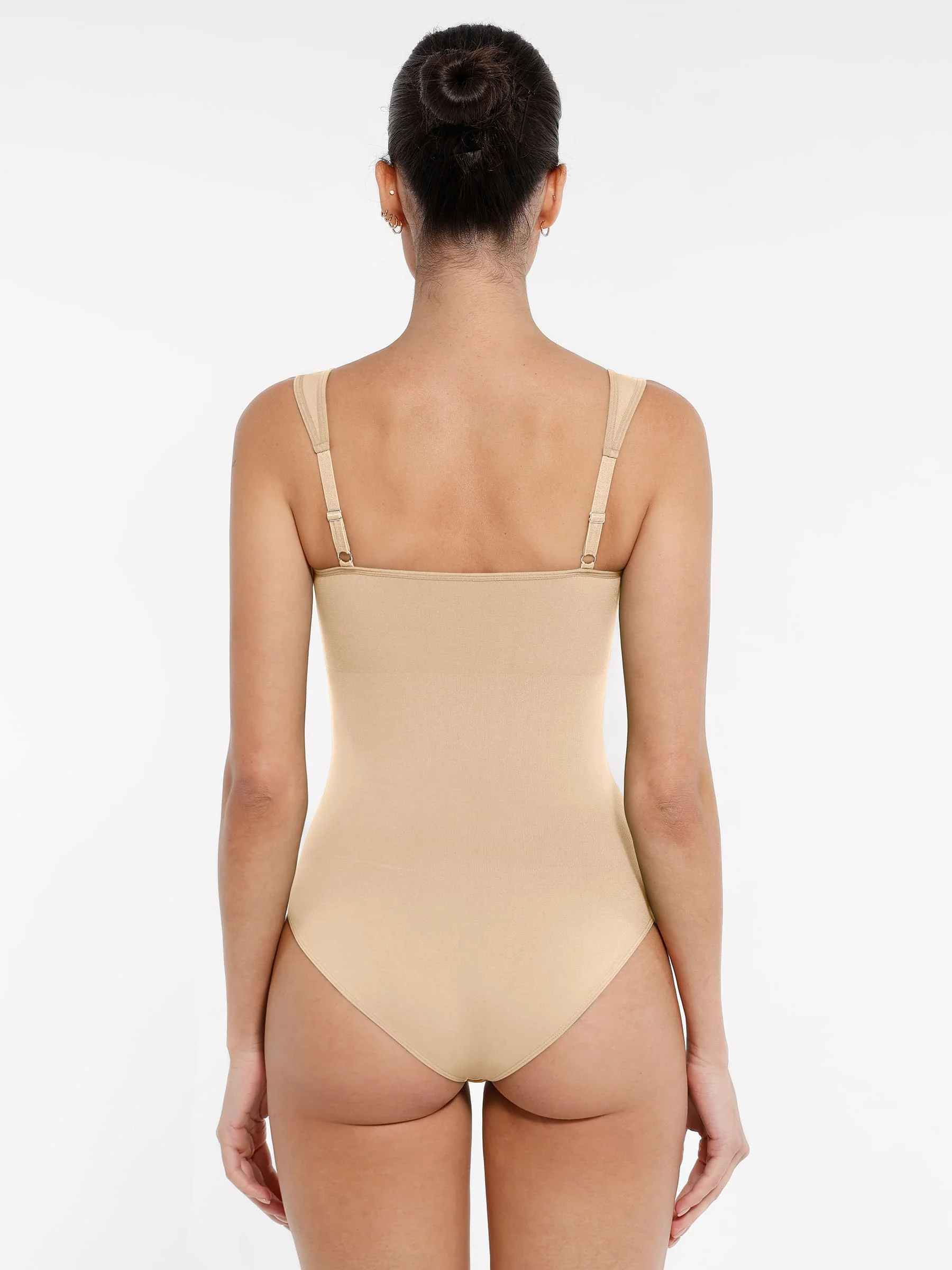 Support Diamond Neck Seamless Shaping Bodysuit - Image 6