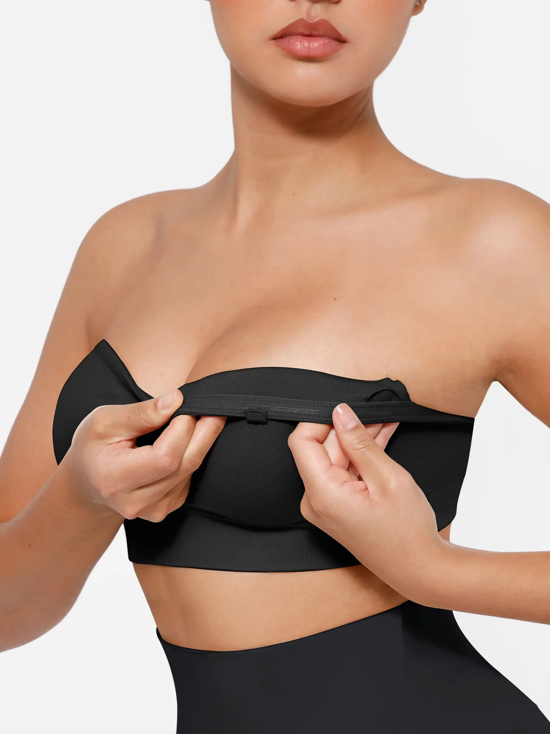 Seamless Strapless Removable Pad Anti-Slip Bra - Image 12